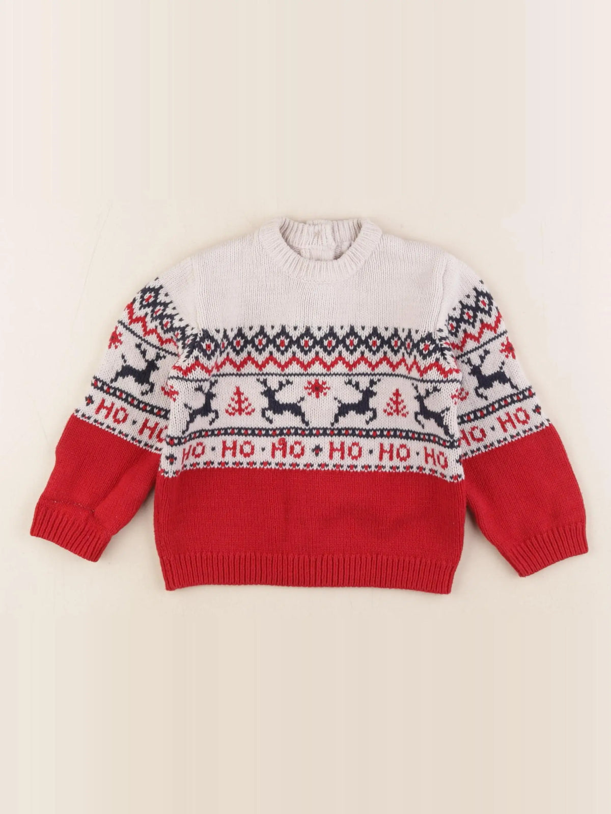 Vertbaudet - pull multicolore - 18 mois