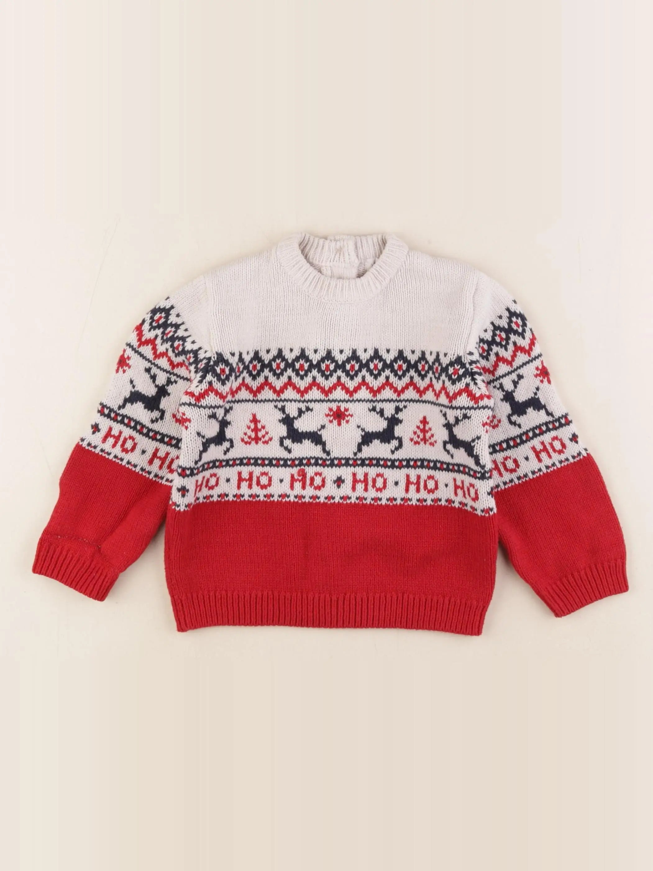 Vertbaudet - pull multicolore - 18 mois