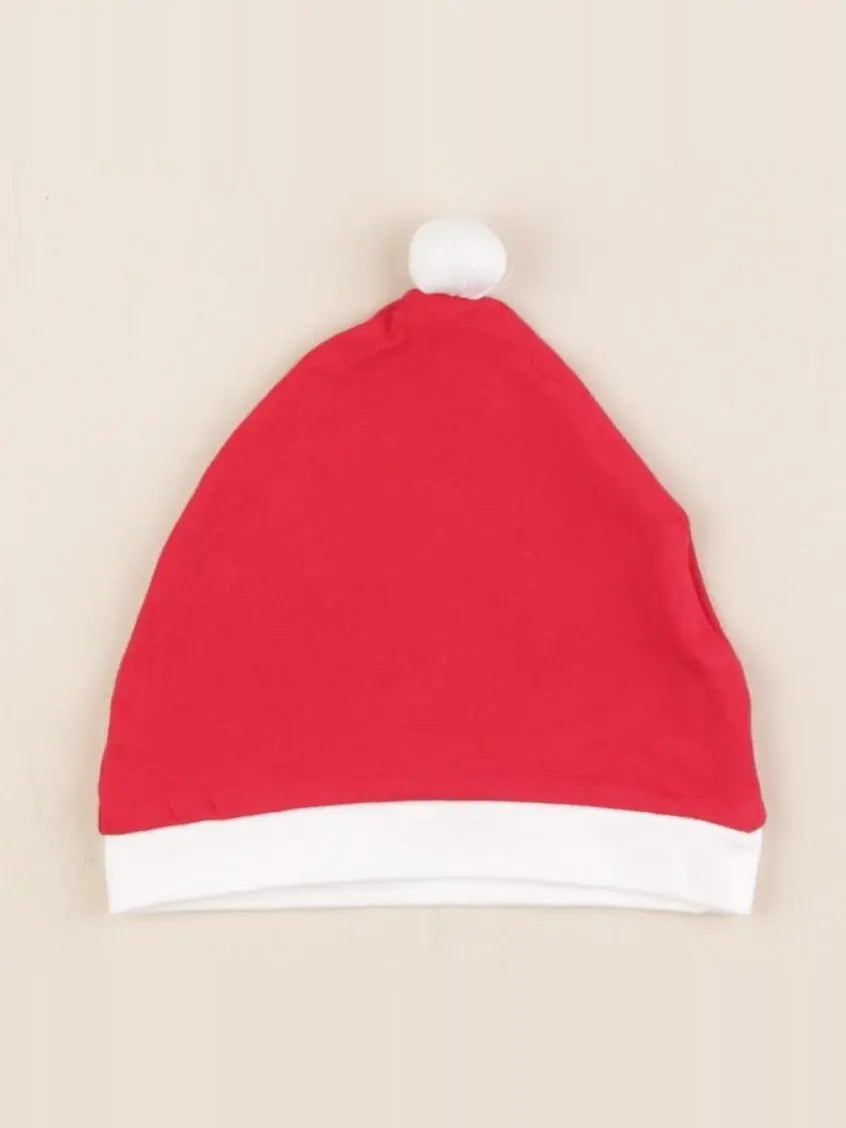 H&M - bonnet rouge - 2/4 mois