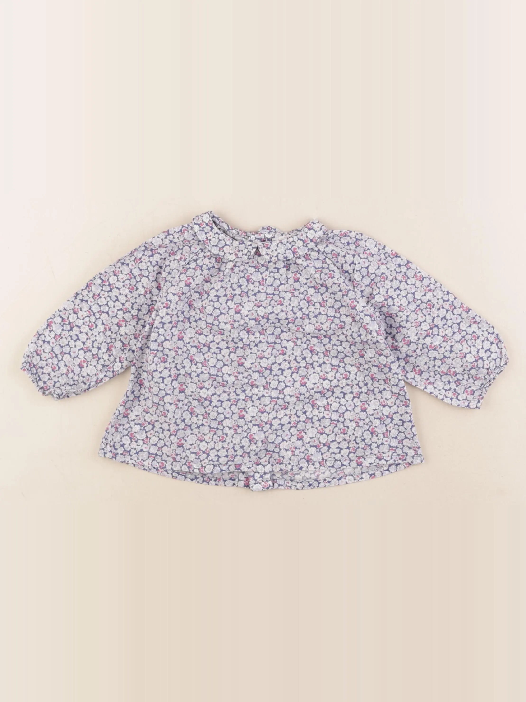 Boutchou - blouse multicolore - 9 mois