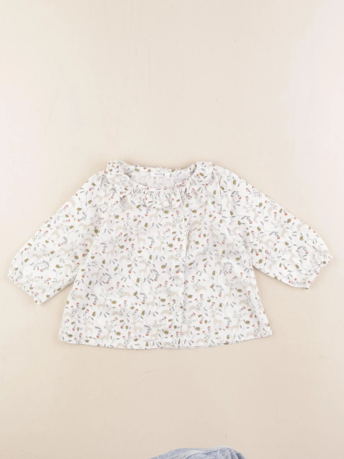 Boutchou - blouse multicolore - 12 mois