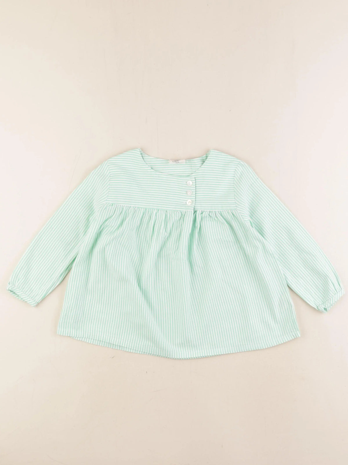 Lililotte - blouse vert - 36 mois