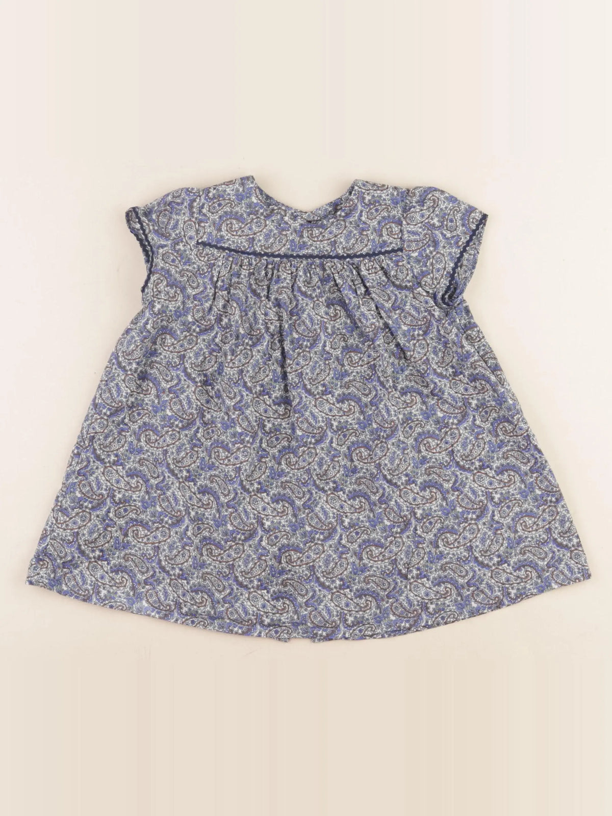 Boutchou - robe bleu - 12 mois