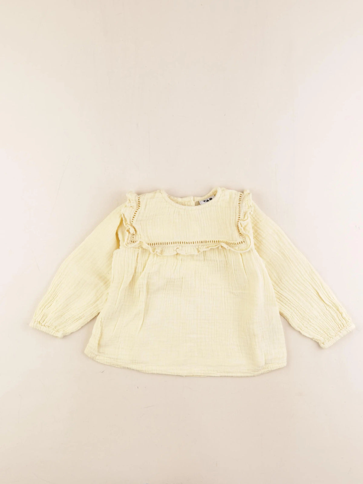 Tape à l'oeil - blouse jaune - 24 mois
