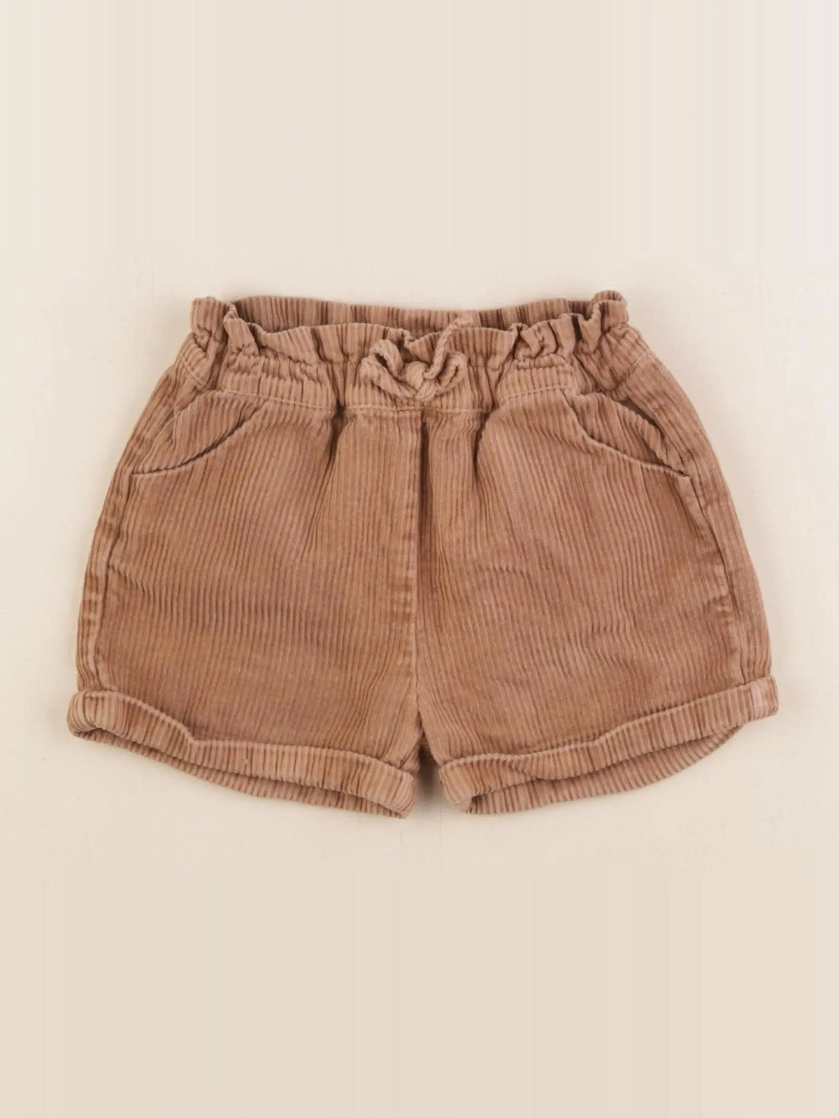 Vertbaudet - short marron - 24 mois