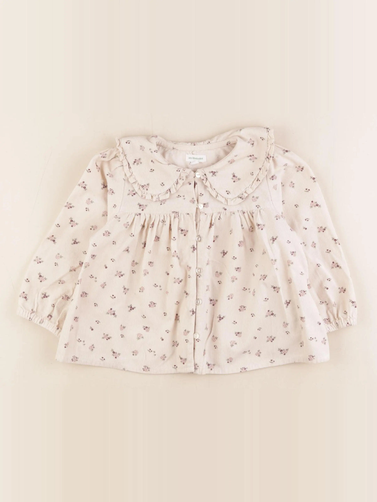 Vertbaudet - blouse beige - 24 mois