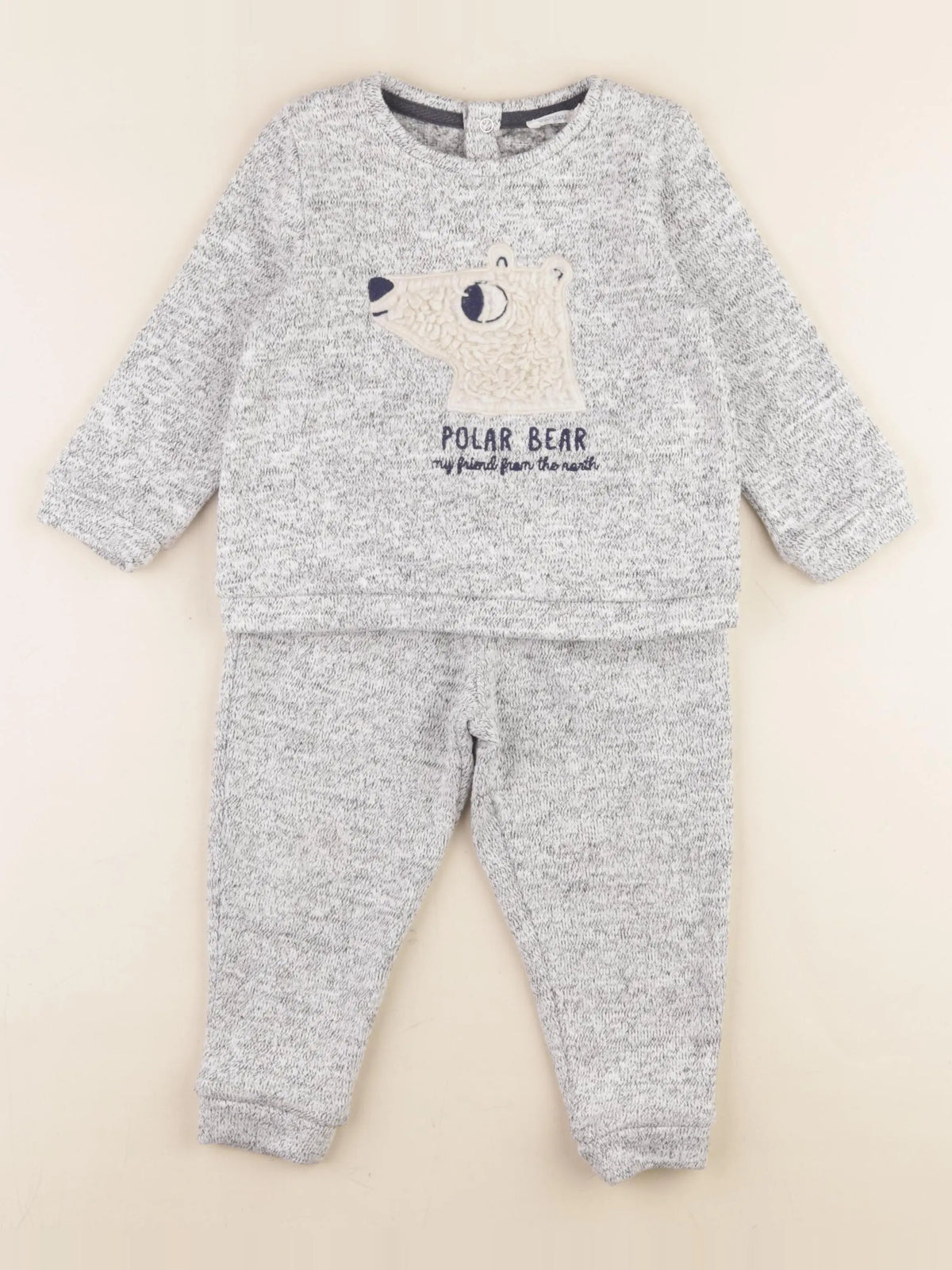 Boutchou - ensemble gris - 24 mois