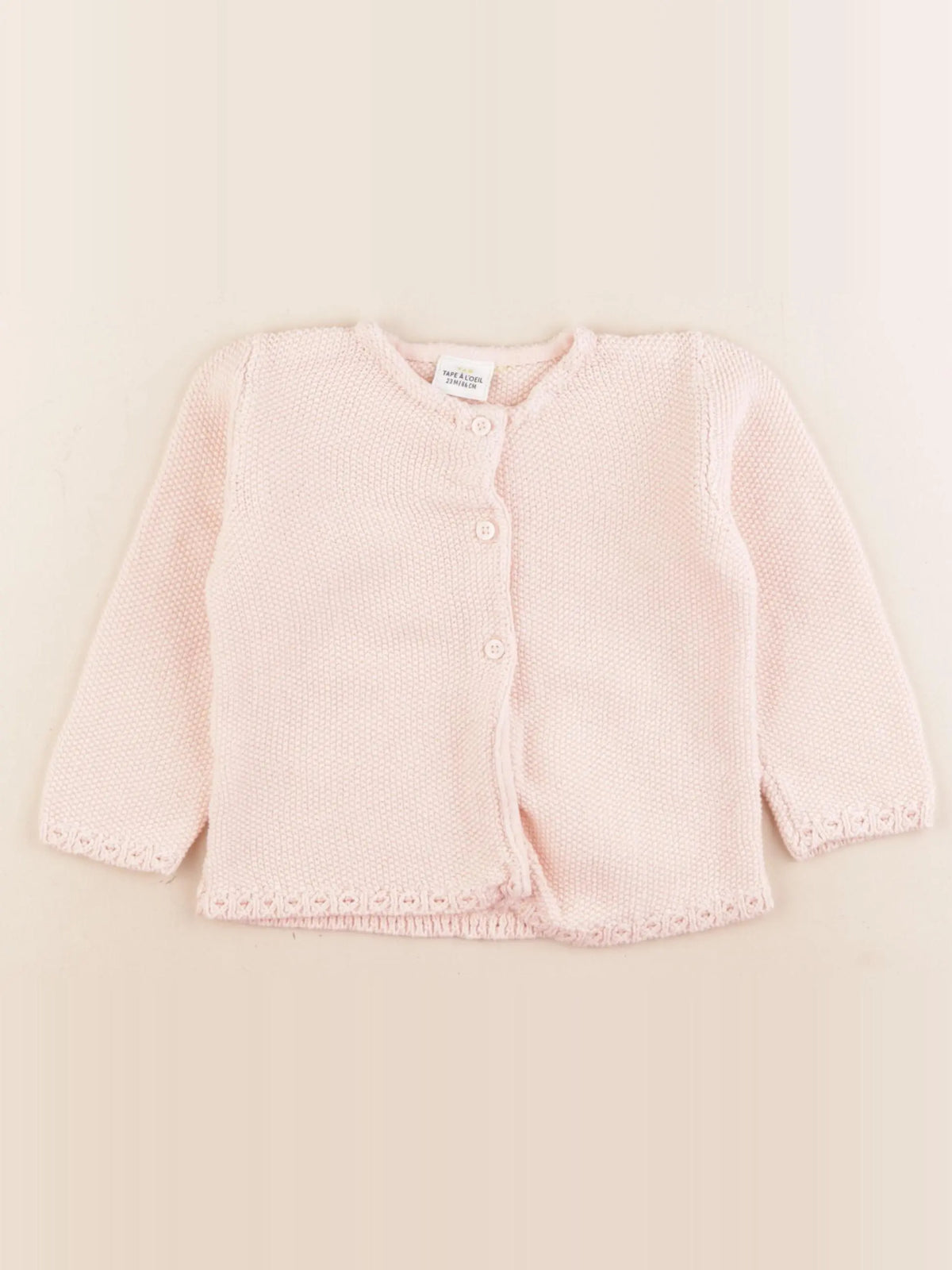 Tape à l'oeil - gilet rose - 24 mois