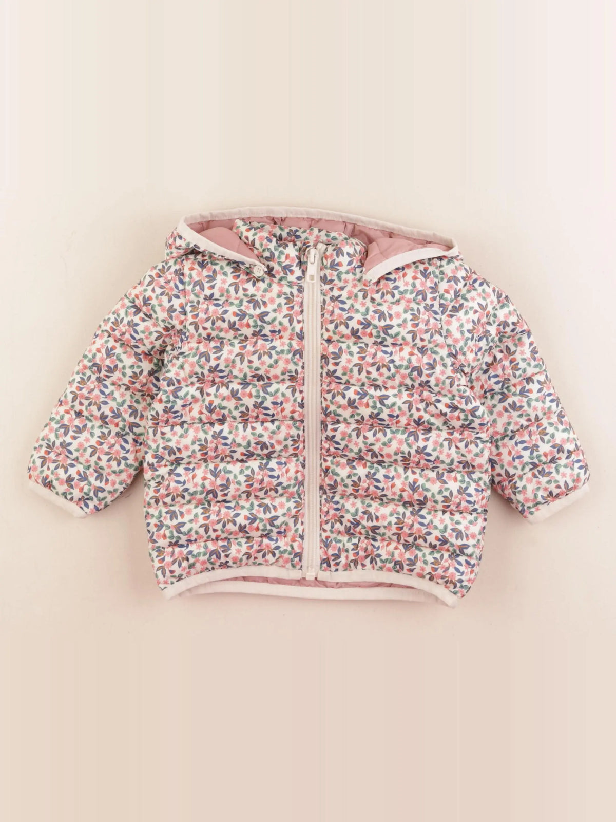 Boutchou - doudoune multicolore - 12 mois