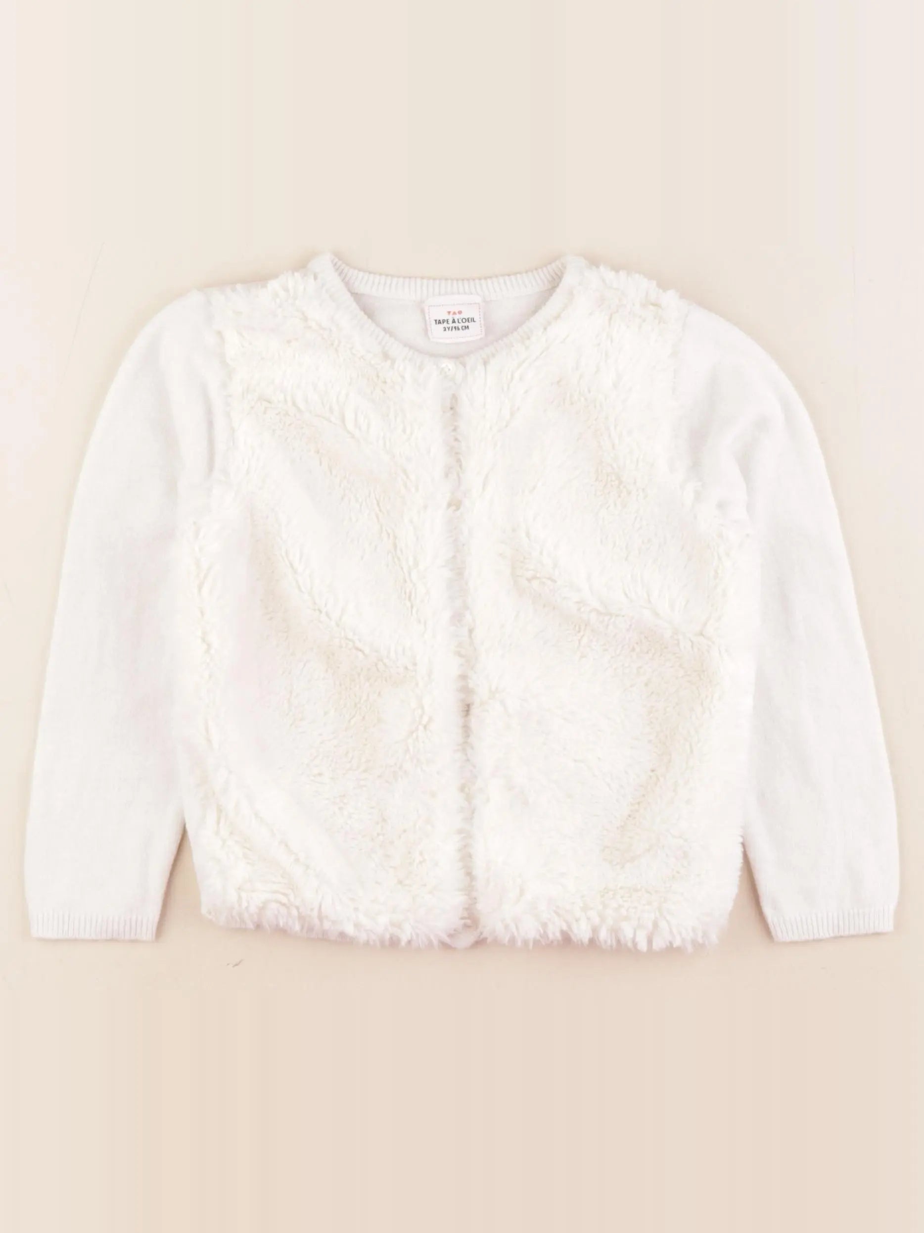 Tape à l'oeil - gilet beige - 3 ans