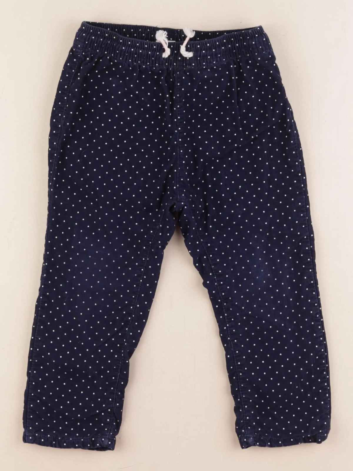 H&M - pantalon doublé bleu - 18/24 mois