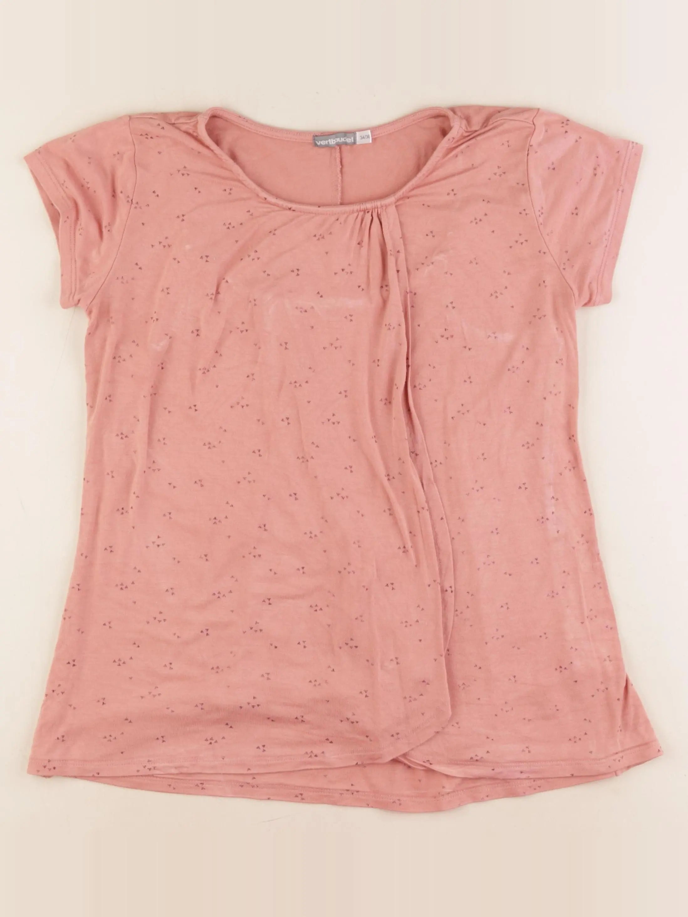 Vertbaudet - tee-shirt grossesse rose - 34 à 36