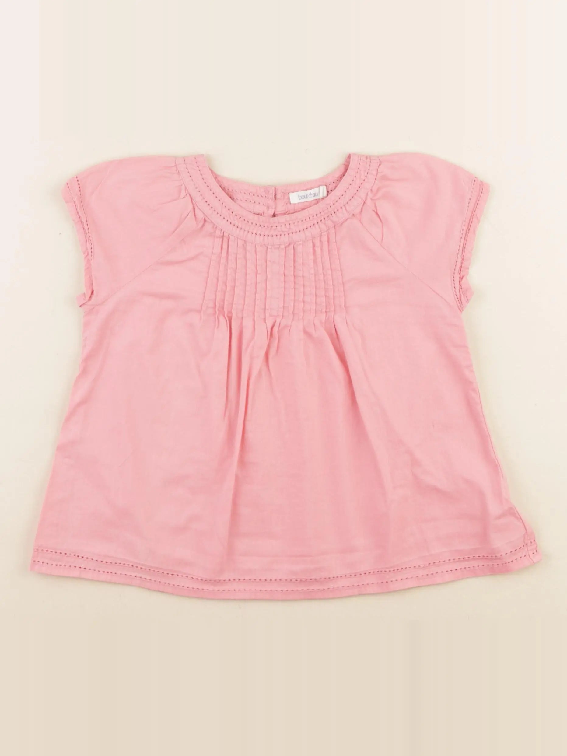 Boutchou - blouse rose - 24 mois