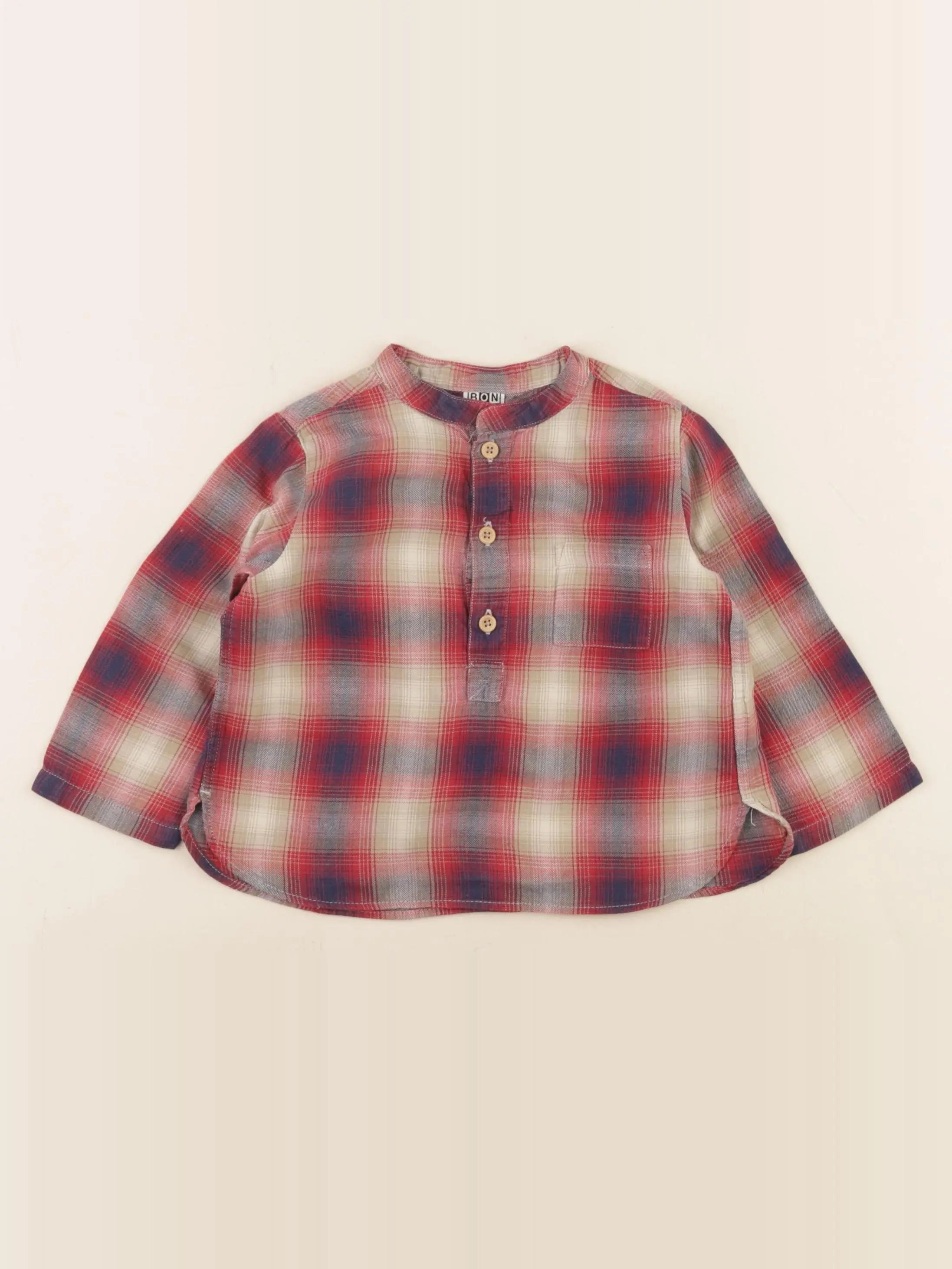 Bonton - chemise multicolore - 18 mois