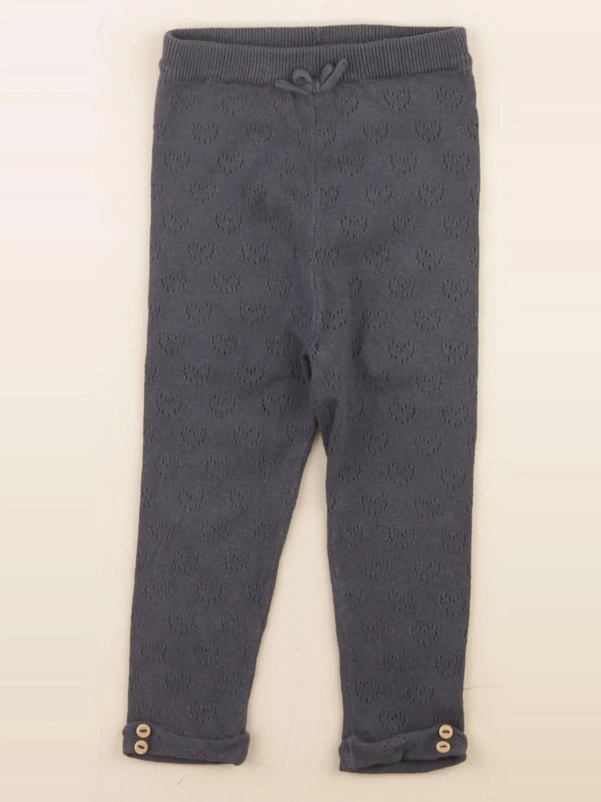 Vertbaudet - legging gris - 24 mois