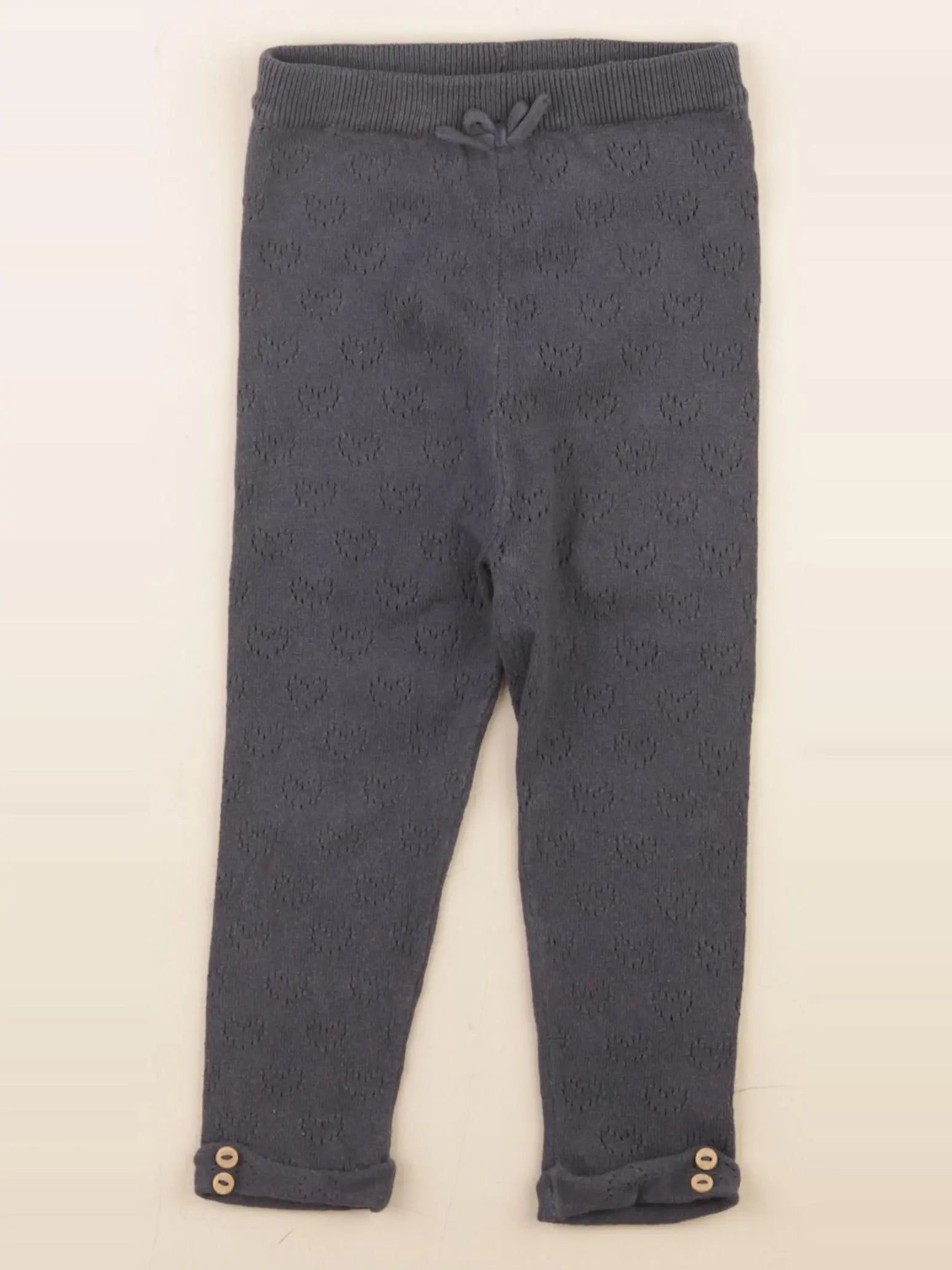 Vertbaudet - legging gris - 24 mois