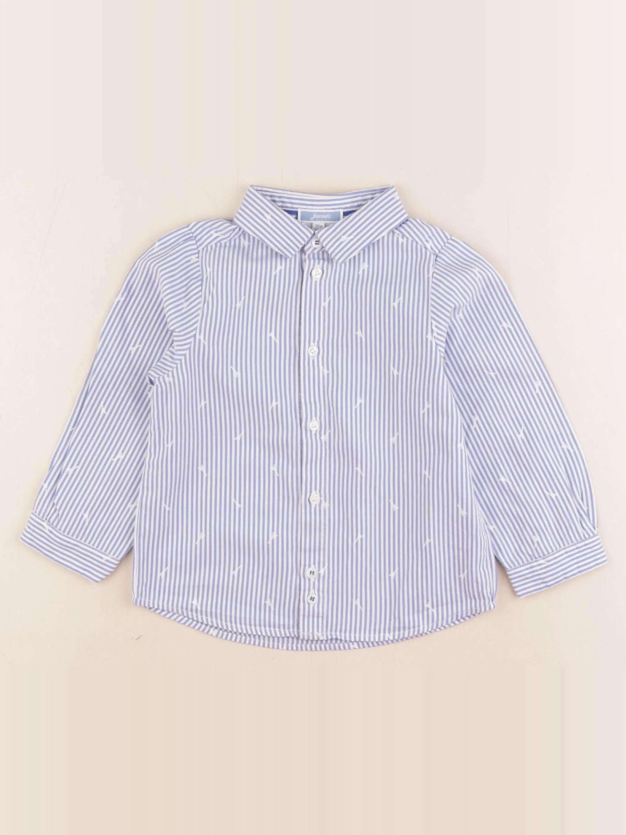 Jacadi - chemise bleu - 36 mois