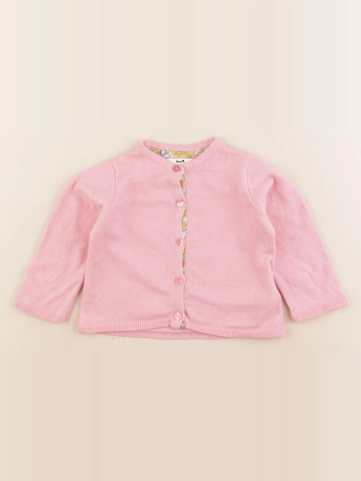 Cyrillus - gilet rose - 9 mois