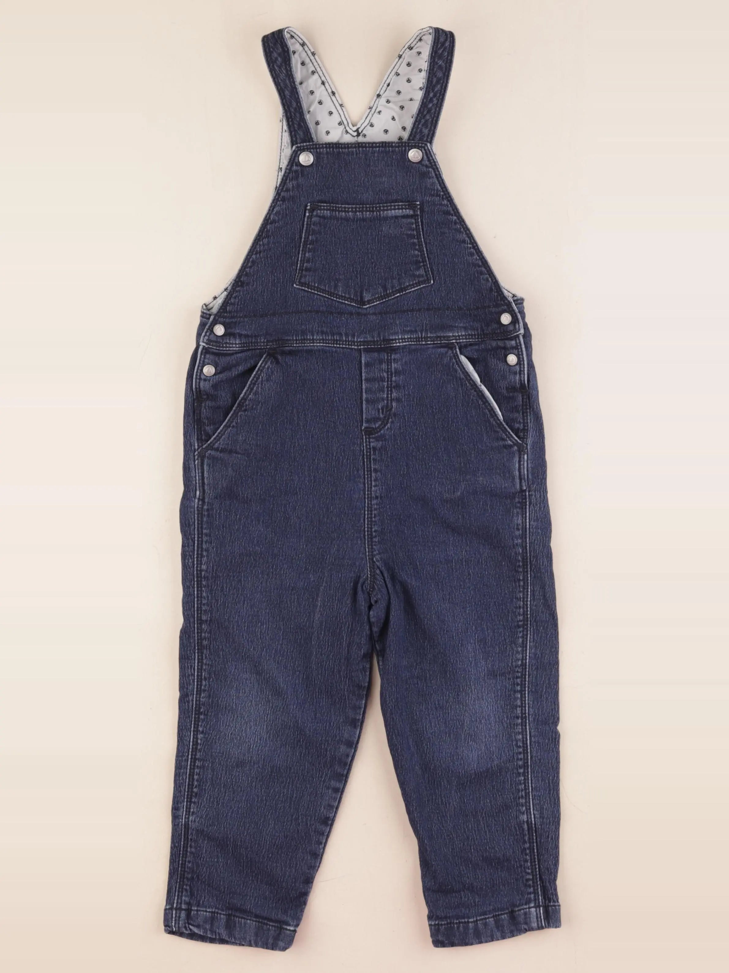 Petit Bateau - salopette bleu - 36 mois