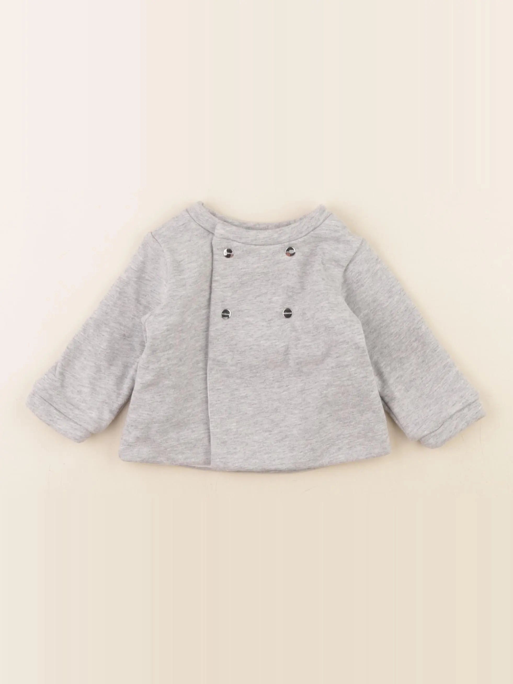 Jacadi - sweat gris - 6 mois