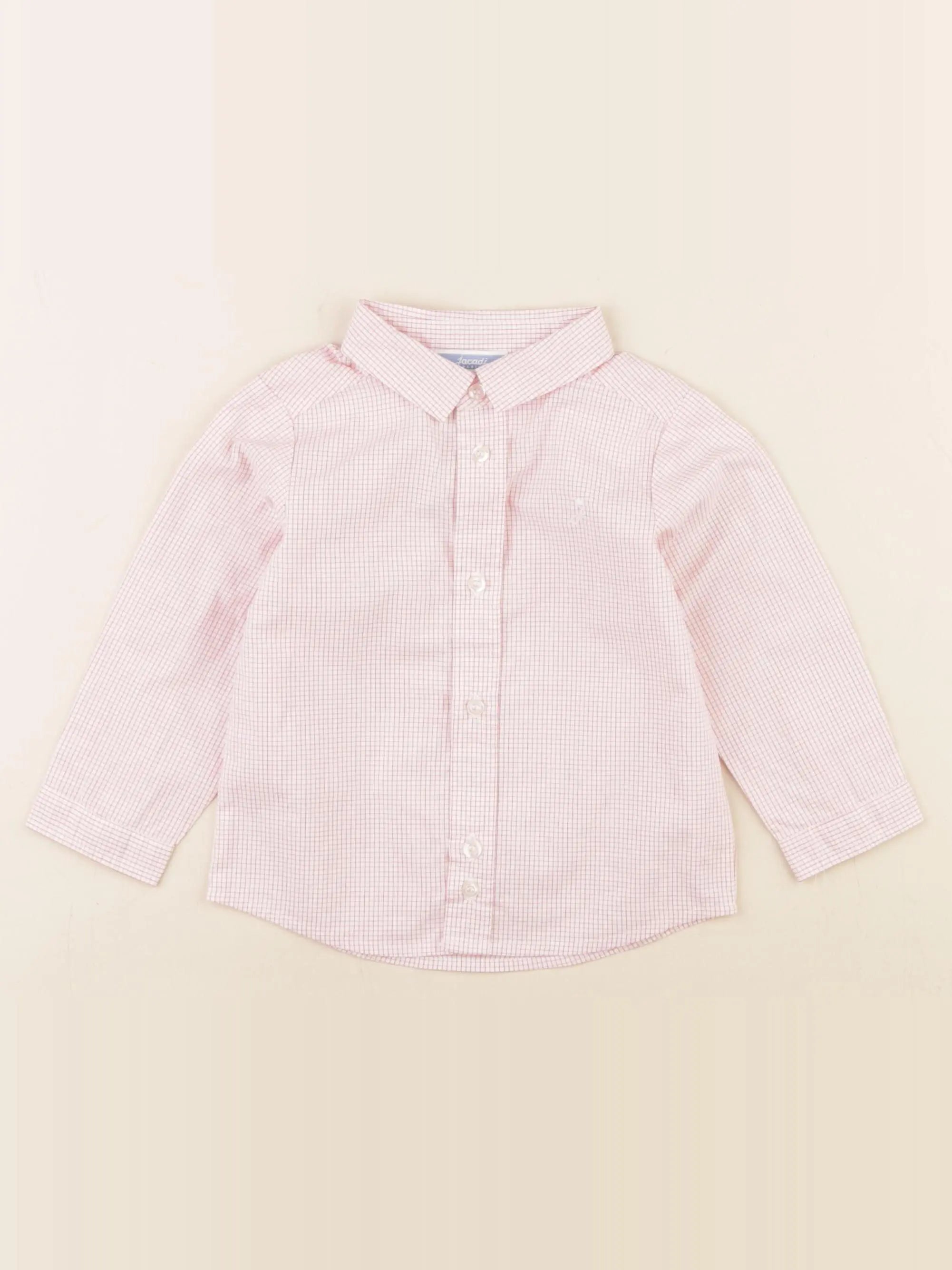 Jacadi - chemise rouge - 12 mois