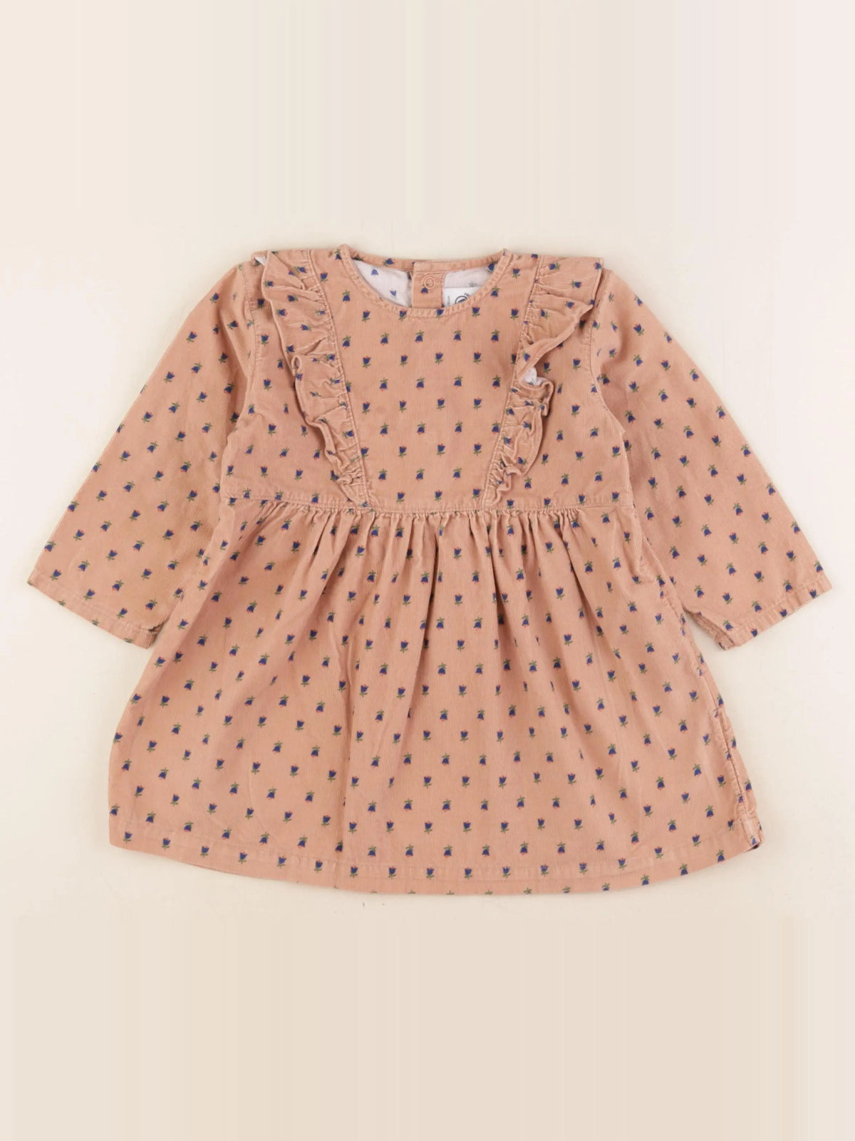Petit Bateau - robe rose - 24 mois