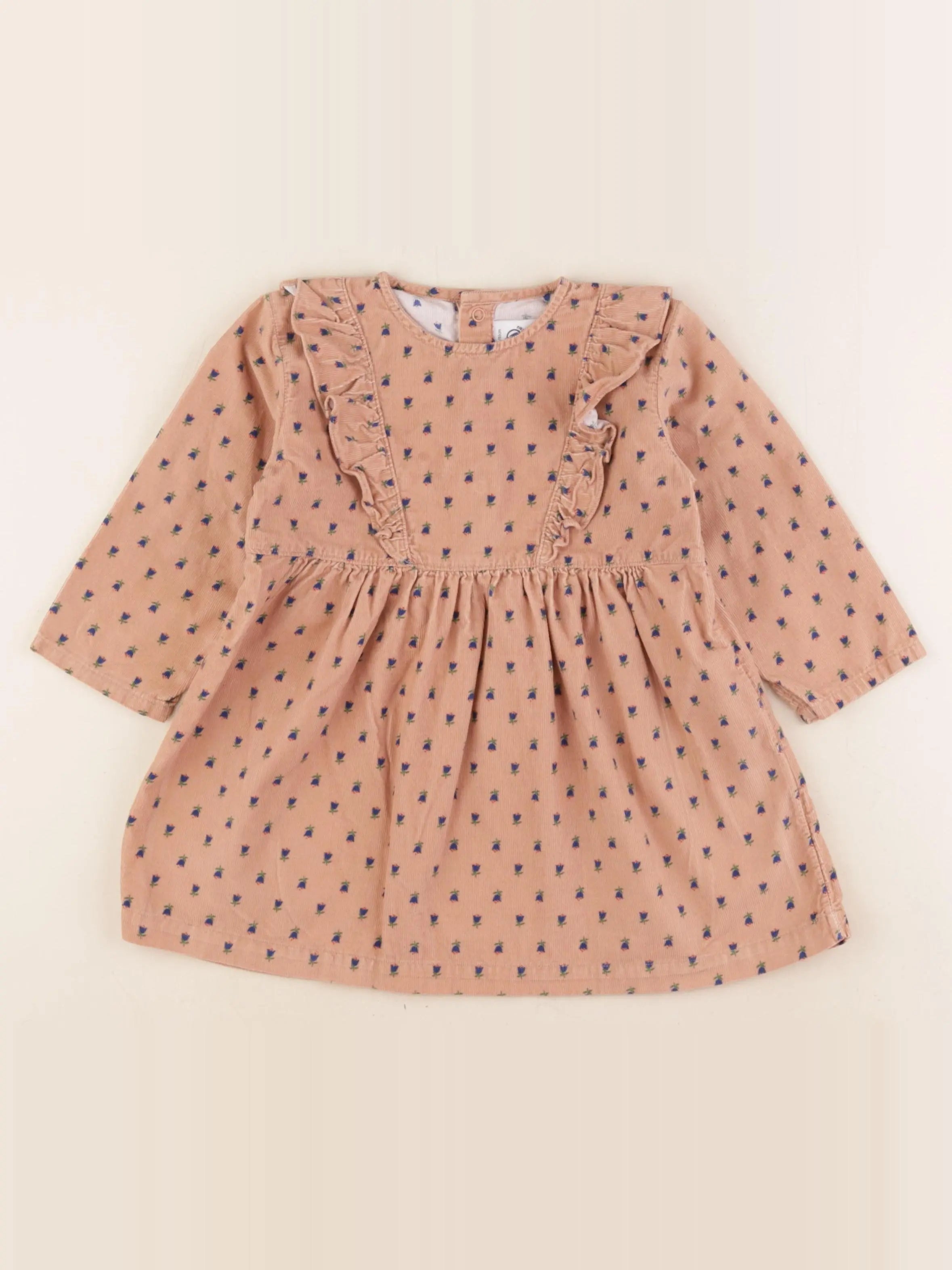 Petit Bateau - robe rose - 24 mois