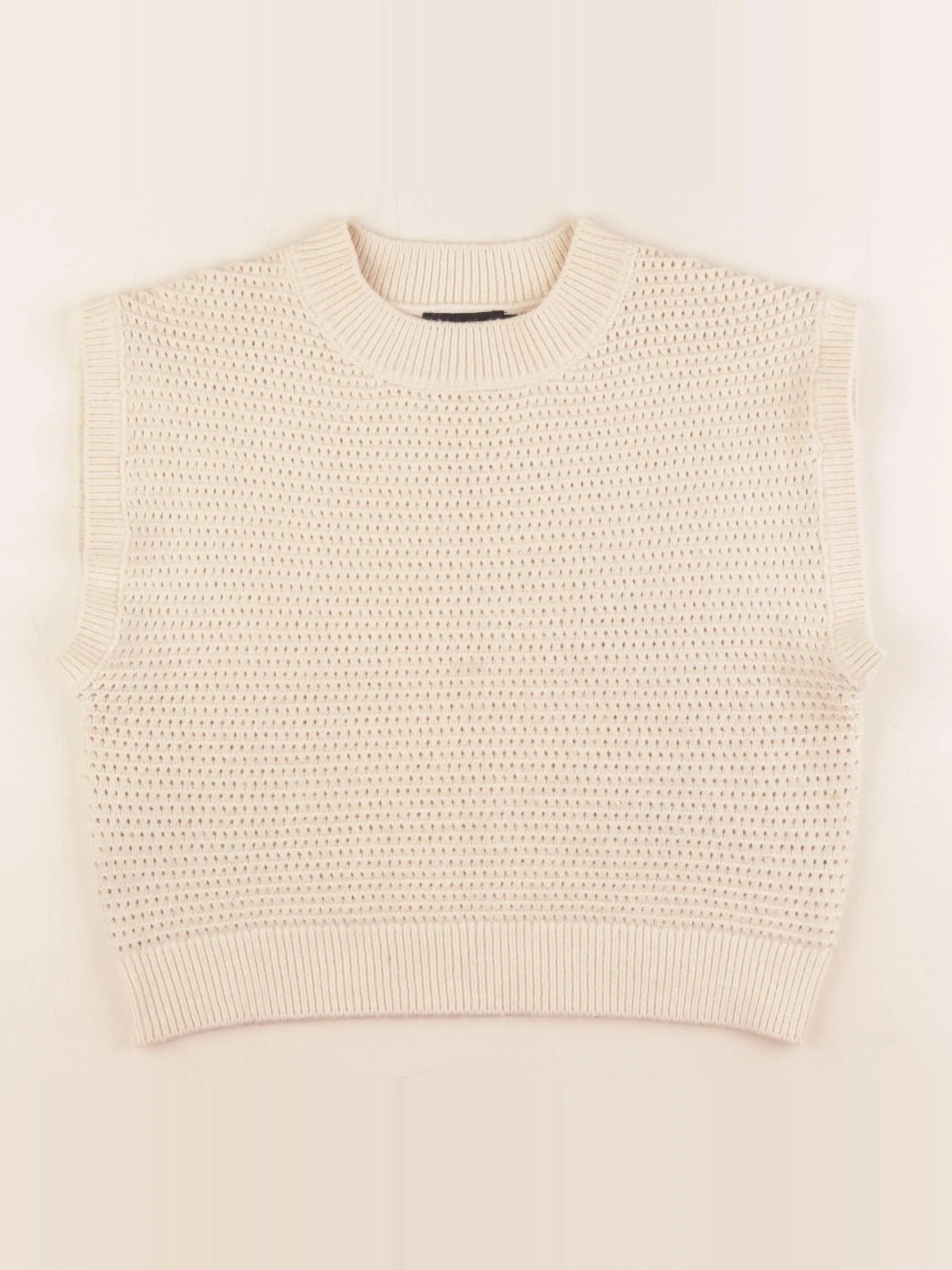 Monoprix - pull beige - 12 ans