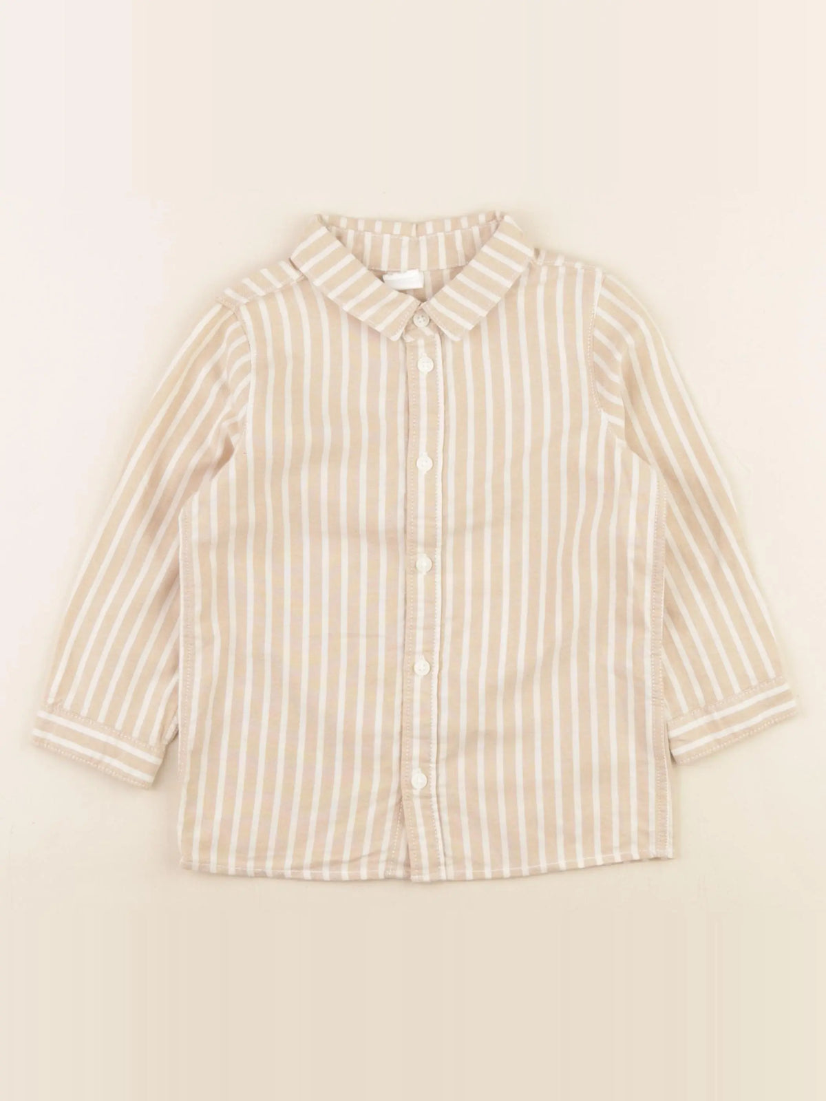 H&M - chemise beige - 18/24 mois