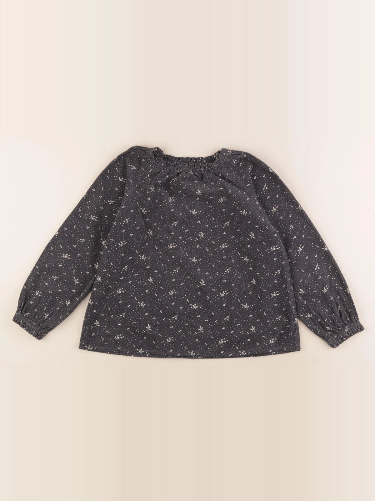 Vertbaudet - blouse gris - 7 ans