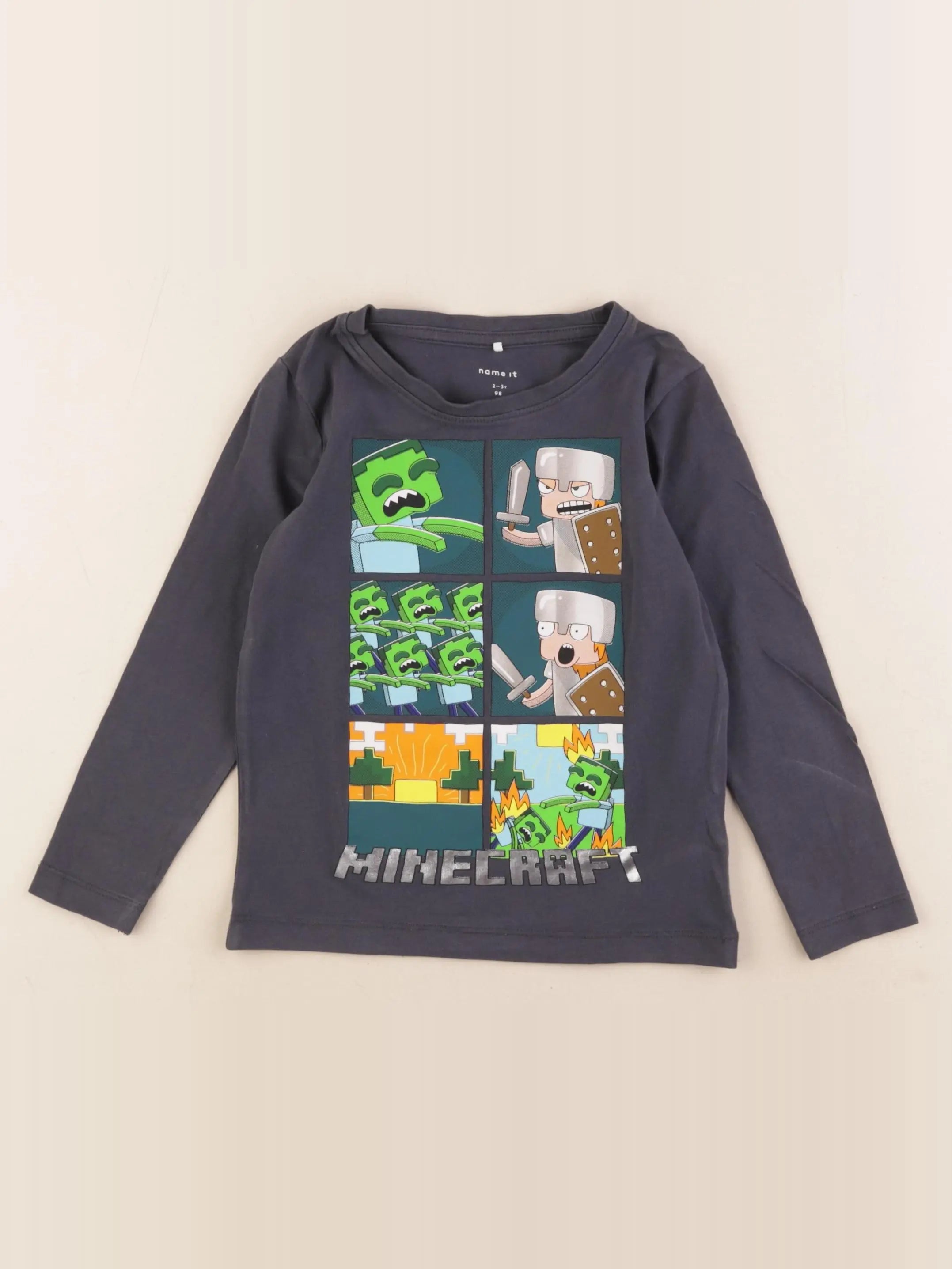Name it - tee-shirt gris - 2/3 ans