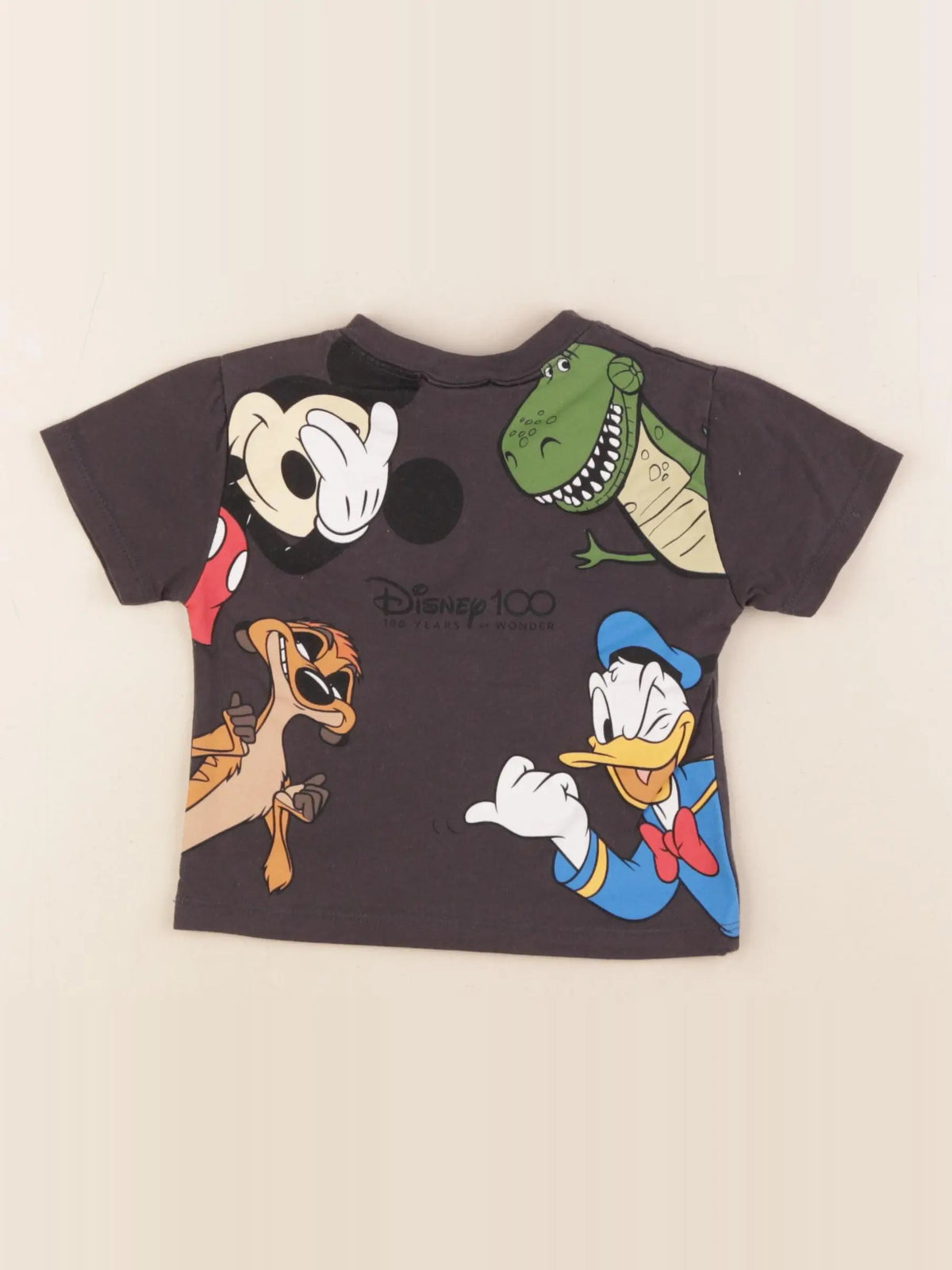 Zara - tee-shirt imprimé au dos noir - 6/9 mois