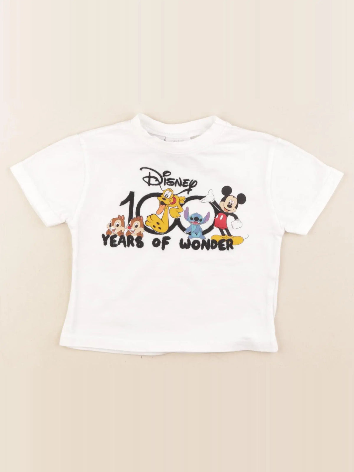 Zara - tee-shirt imprimé au dos blanc - 6/9 mois