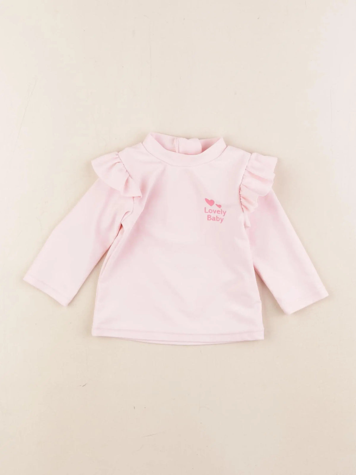 Vertbaudet - tee-shirt de bain rose - 3 mois