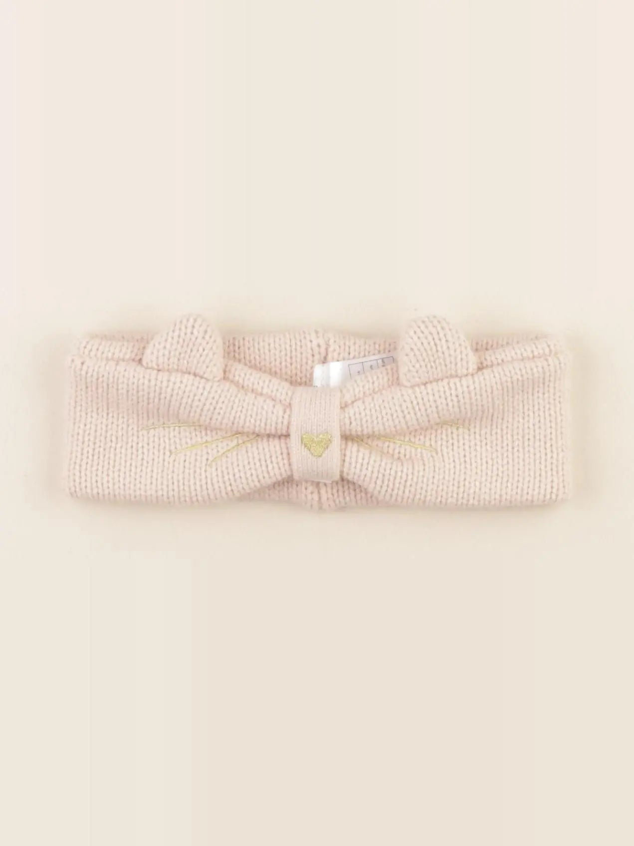 Vertbaudet - bandeau rose, or - 8/14 ans