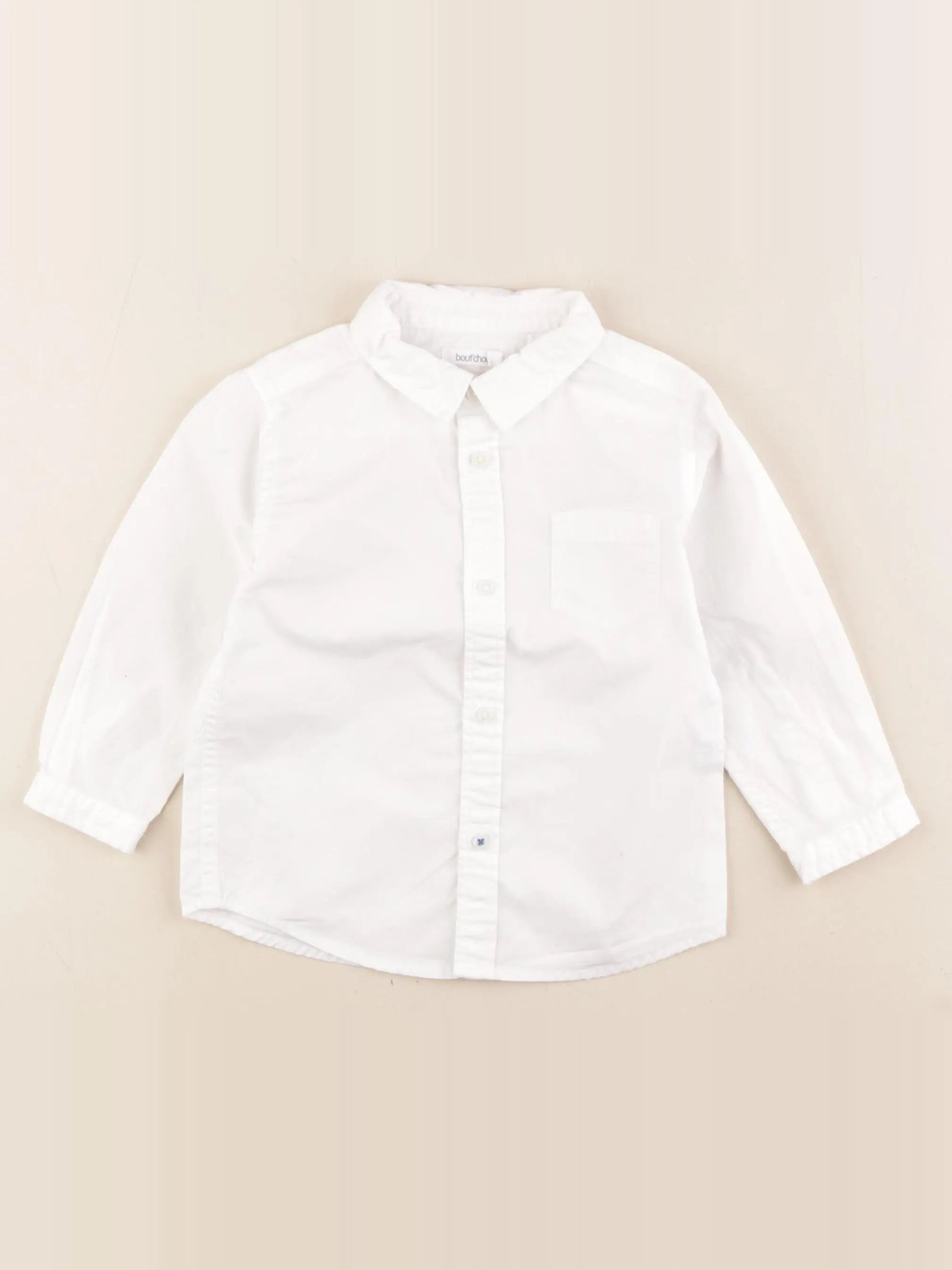 Boutchou - chemise blanc - 18 mois