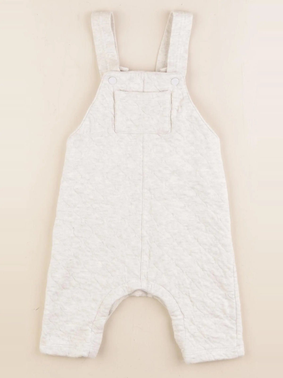 Petit Bateau - salopette beige - 12 mois