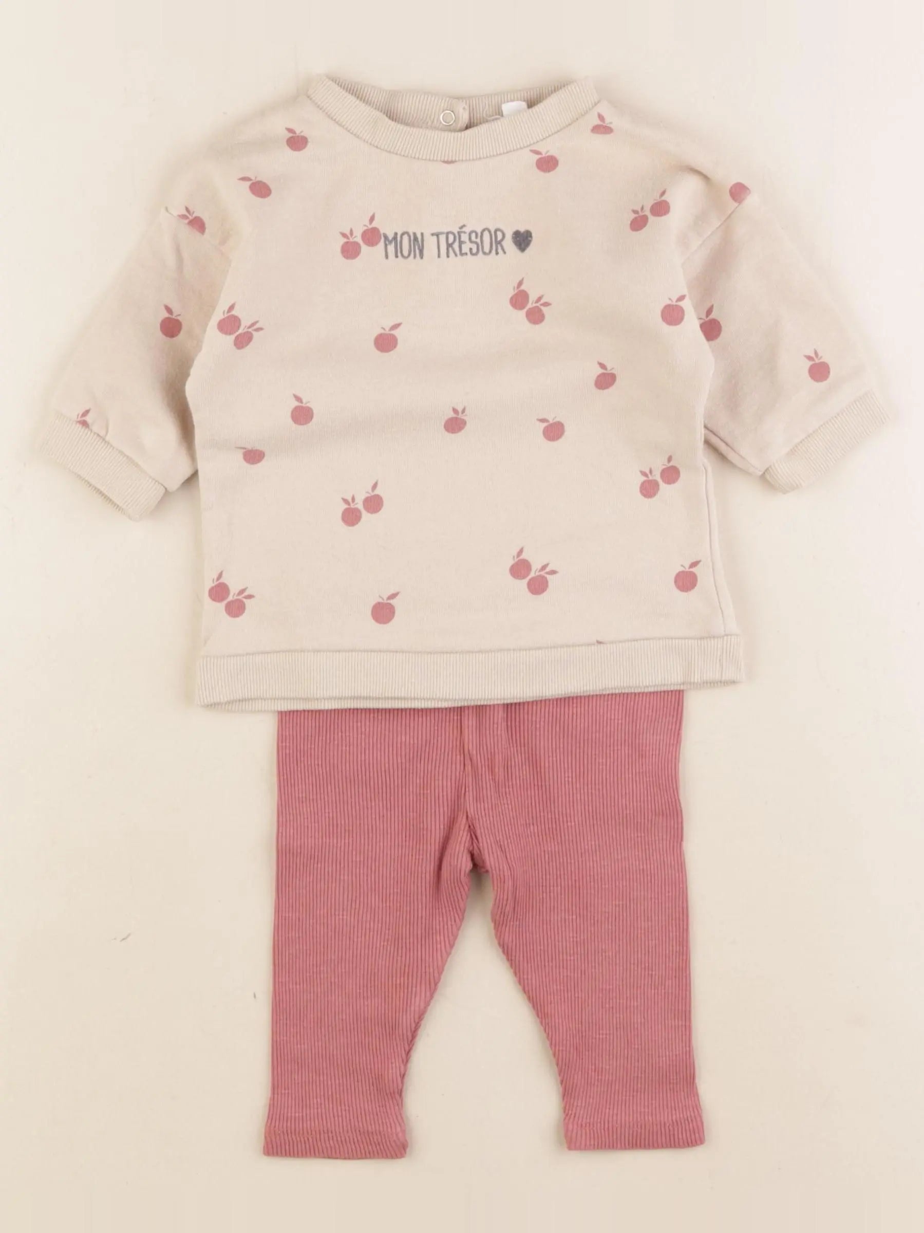 Vertbaudet - ensemble multicolore - 6 mois