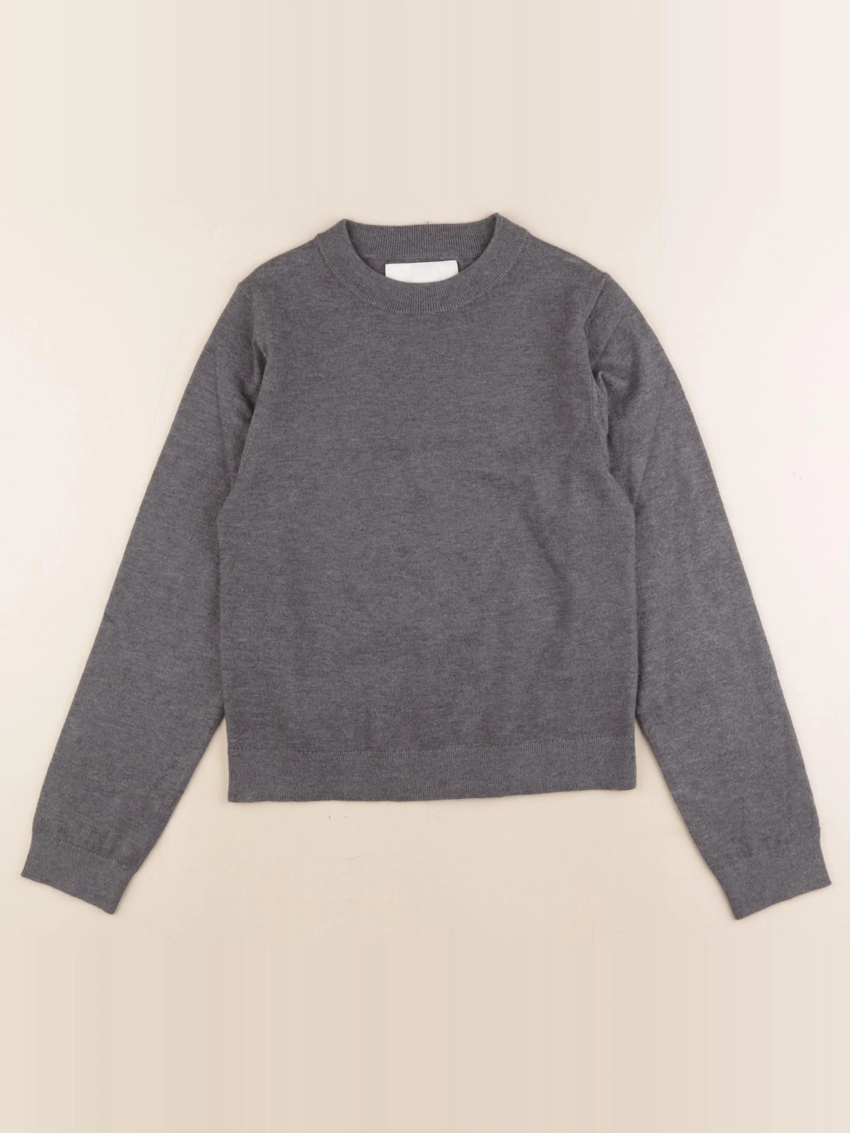Zara - pull gris - 12/13 ans