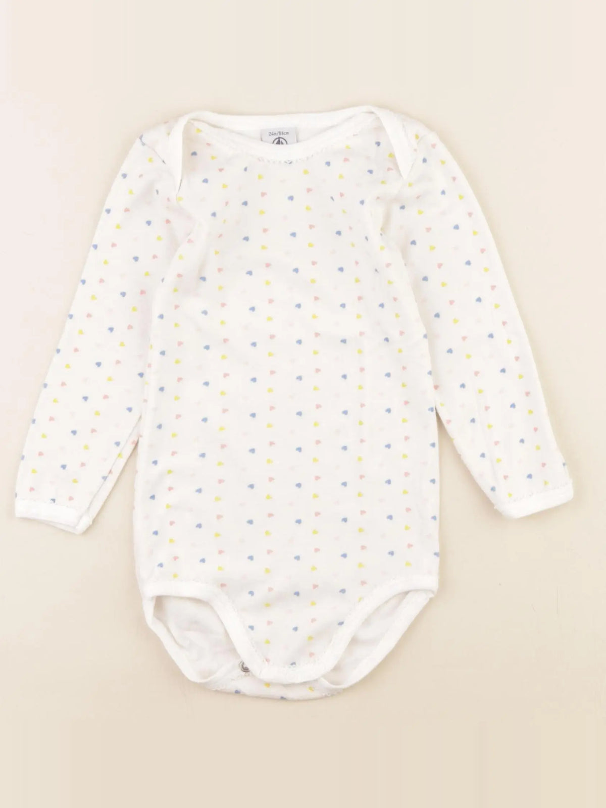 Petit Bateau - body beige, multicolore - 24 mois