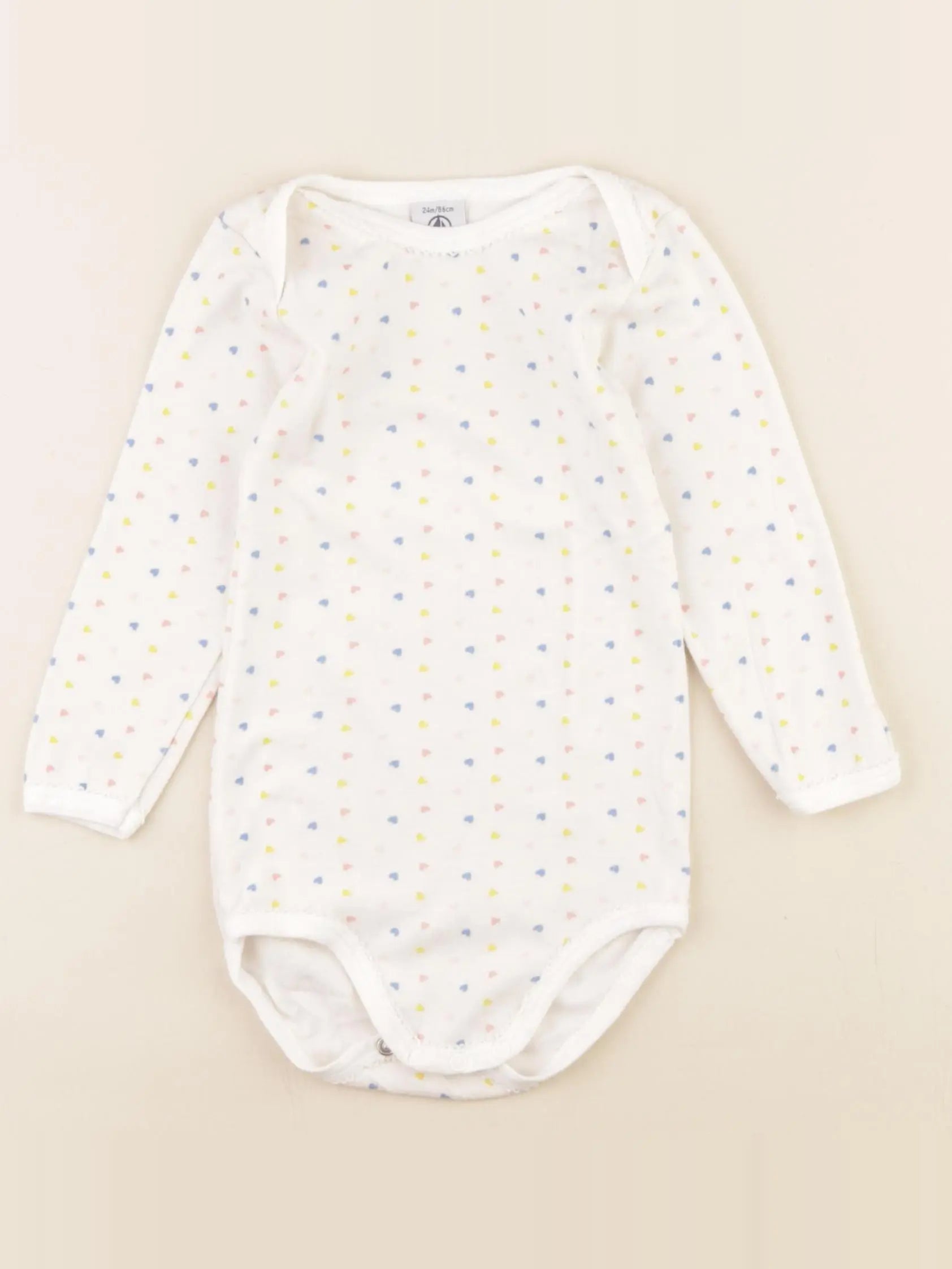 Petit Bateau - body beige, multicolore - 24 mois