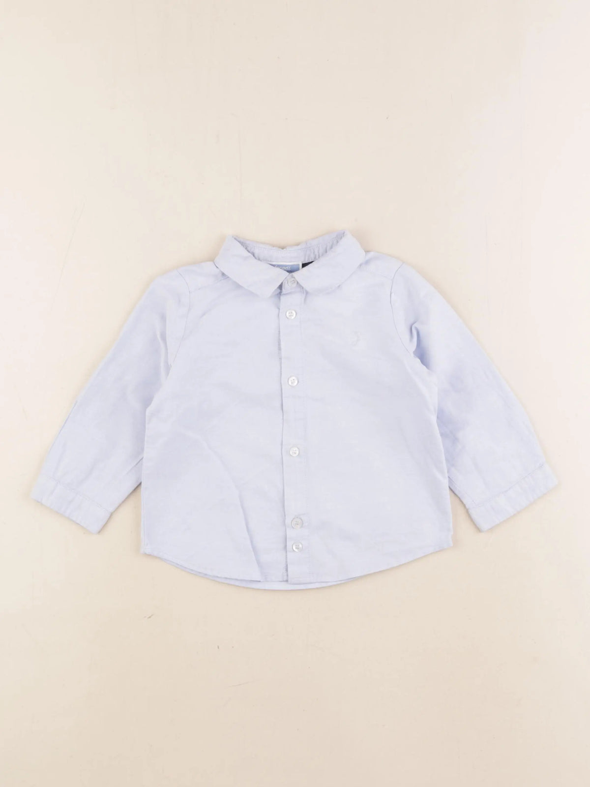 Jacadi - chemise bleu - 12 mois