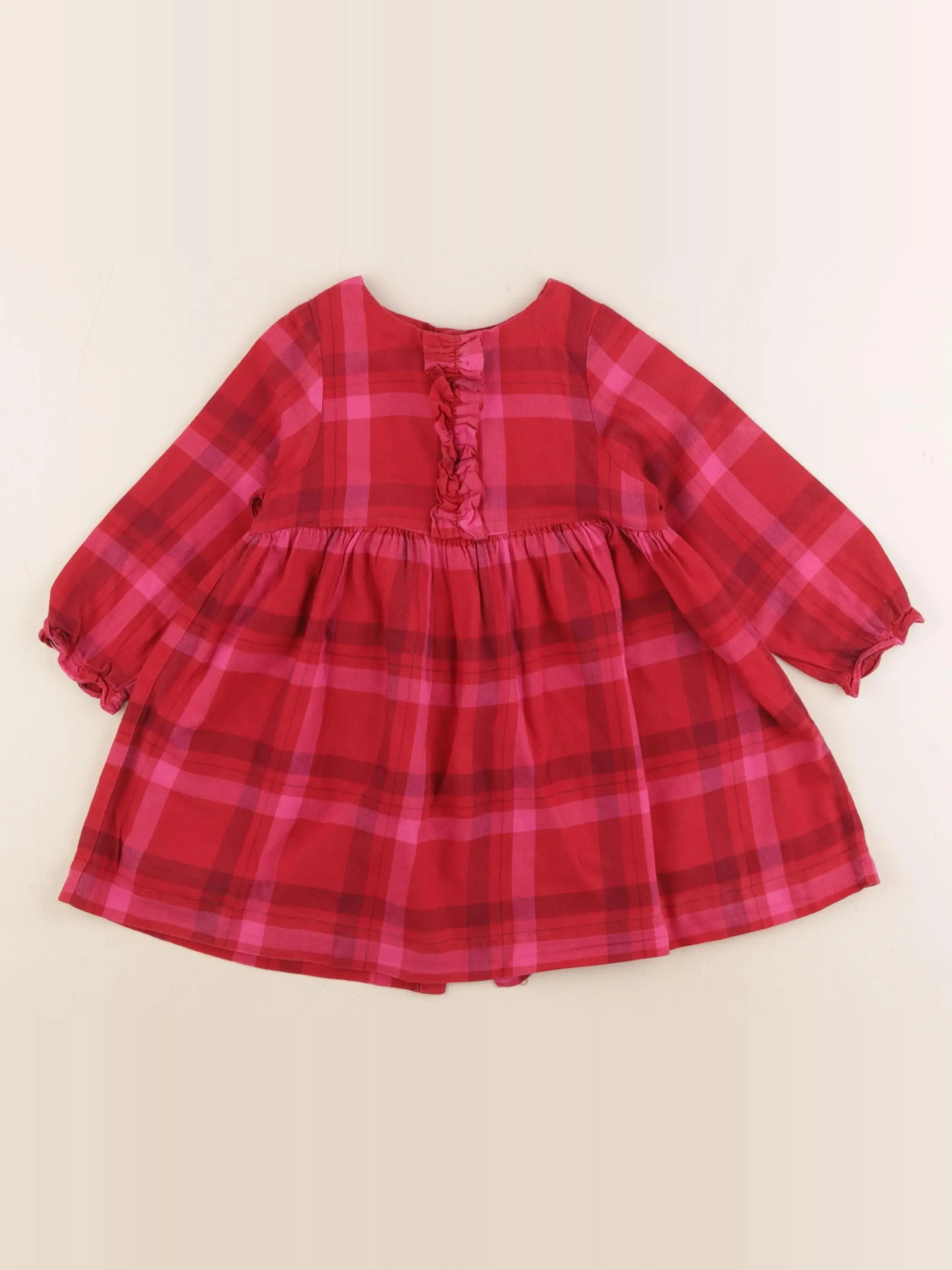Jacadi - robe rose, rouge - 36 mois
