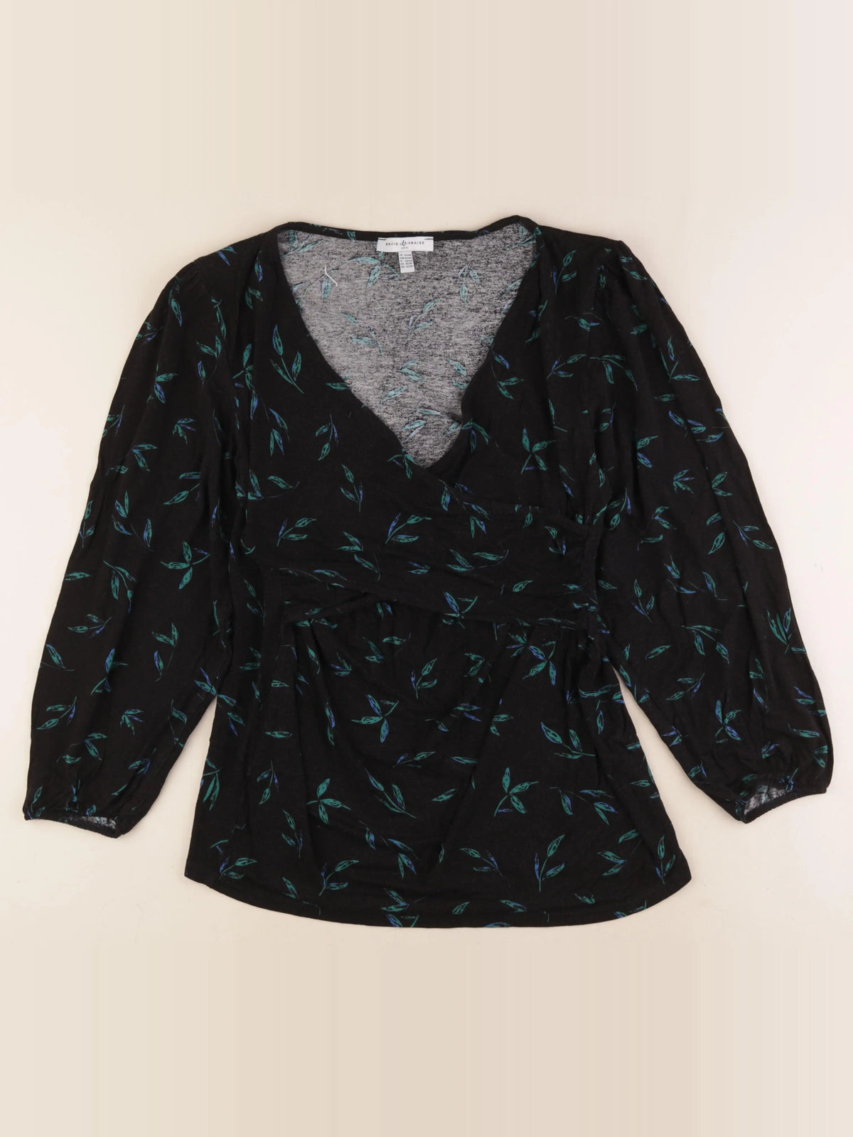 Envie de fraise - blouse grossesse noir - 44 à 46