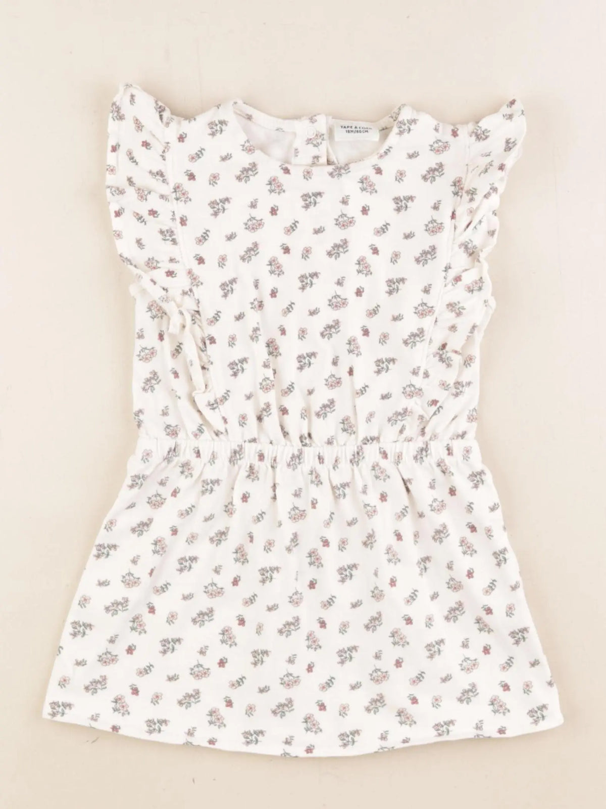 Tape à l'oeil - robe beige - 18 mois