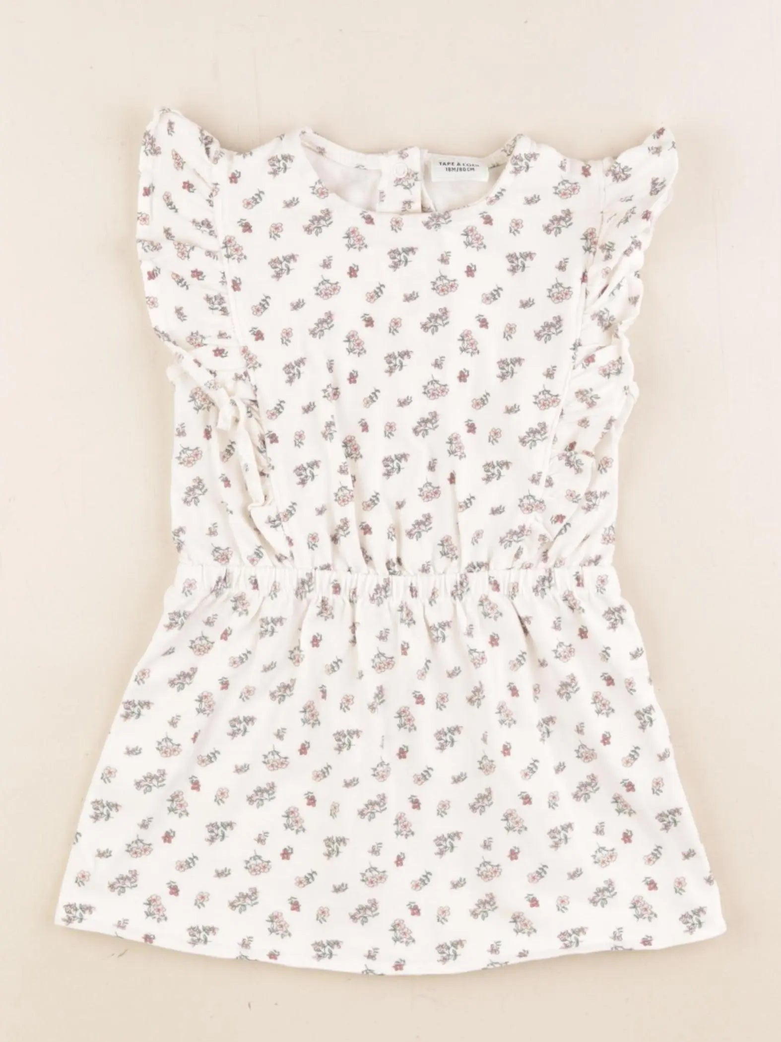 Tape à l'oeil - robe beige - 18 mois