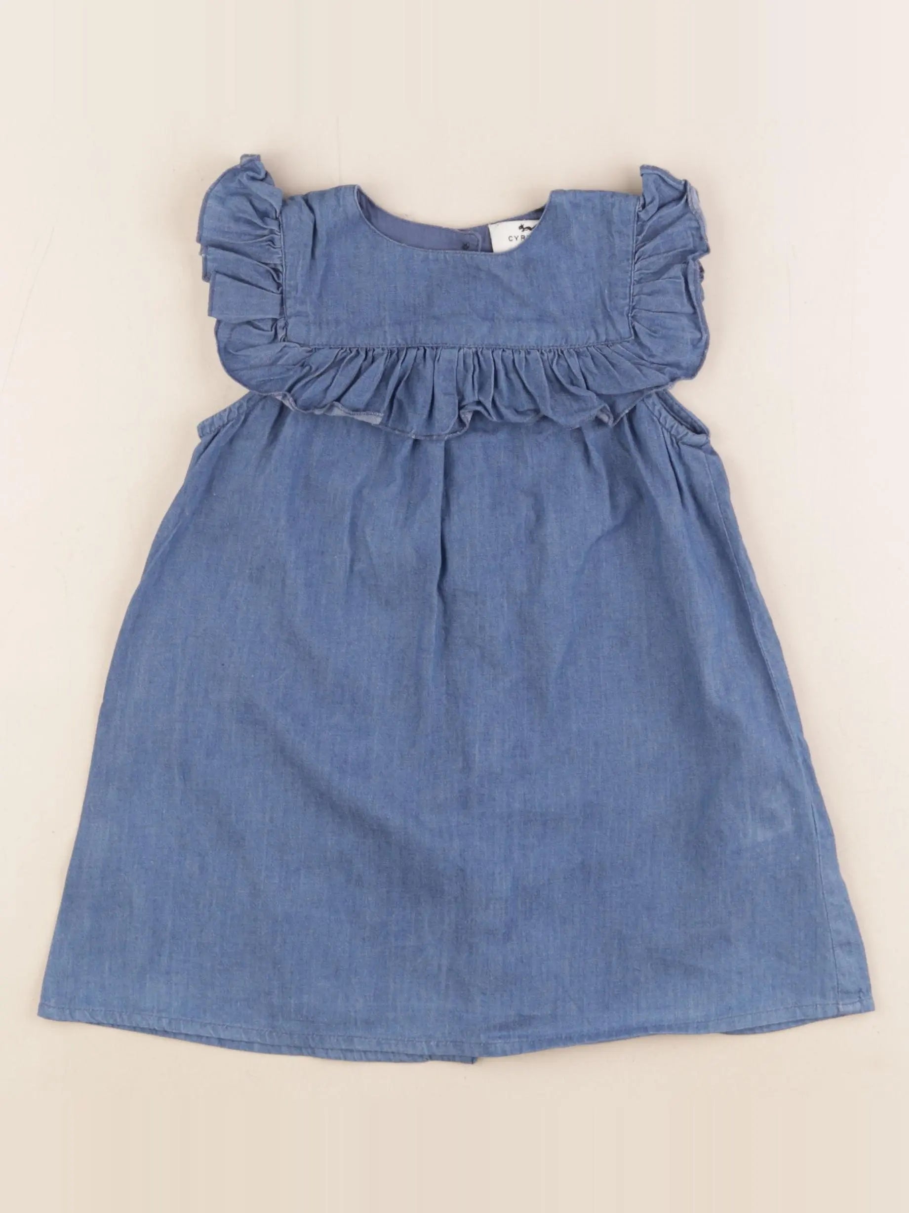 Cyrillus - robe bleu - 18 mois