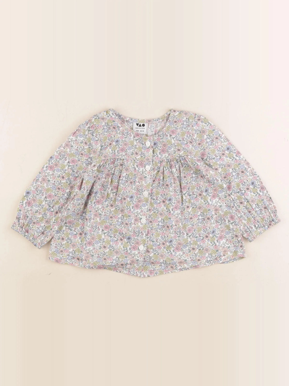 Tape à l'oeil - blouse multicolore - 18 mois