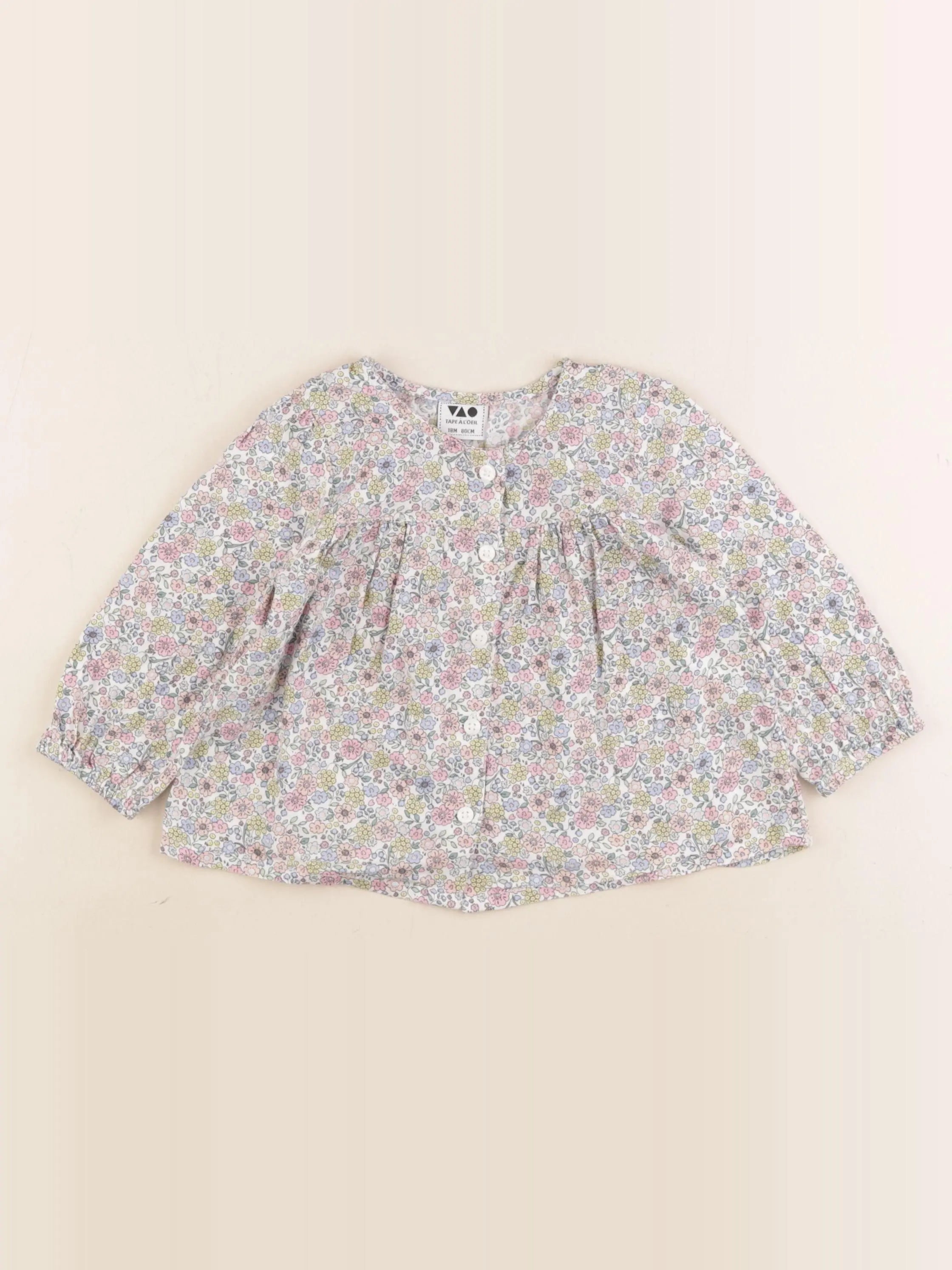 Tape à l'oeil - blouse multicolore - 18 mois