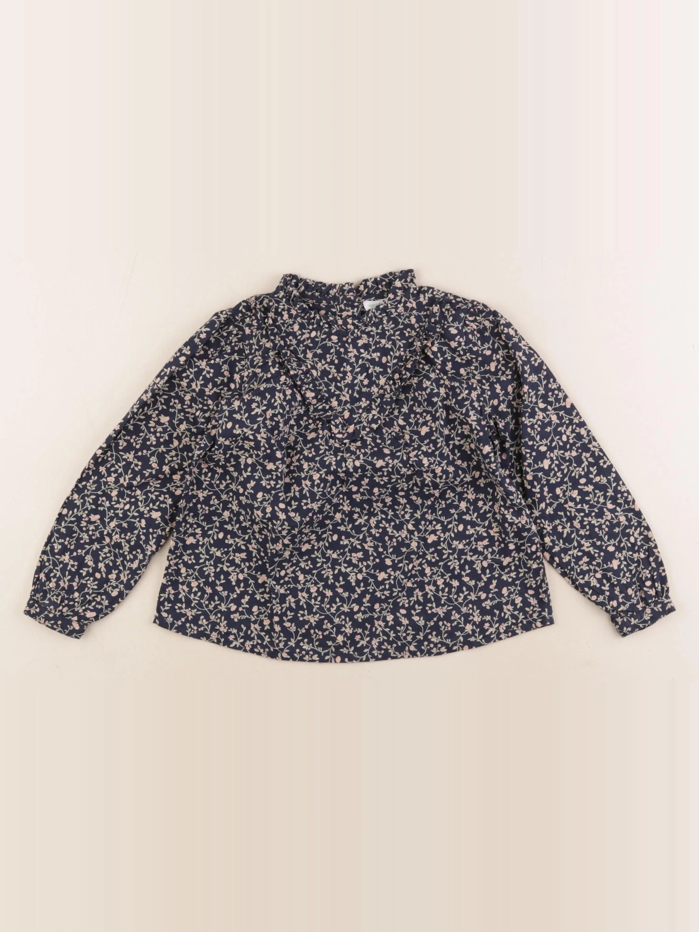 Vertbaudet - blouse bleu - 4 ans